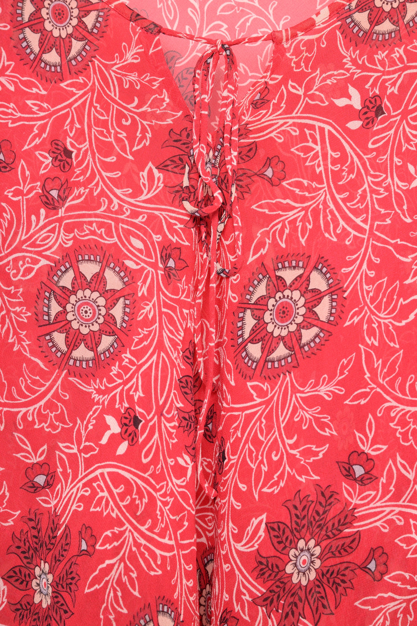 Y2K Silk Ruffle Top