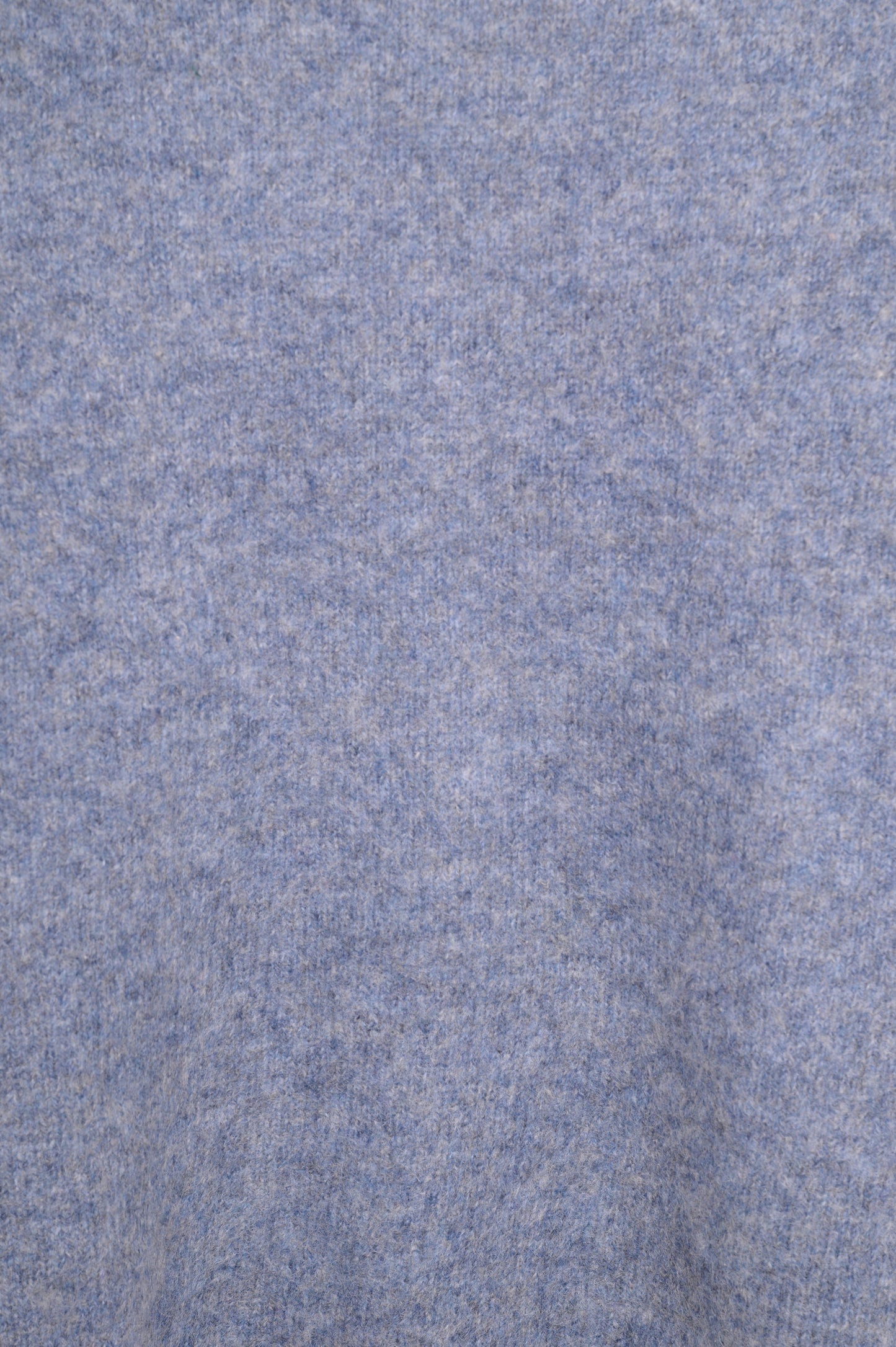 Heathered Blue Wool Sweater