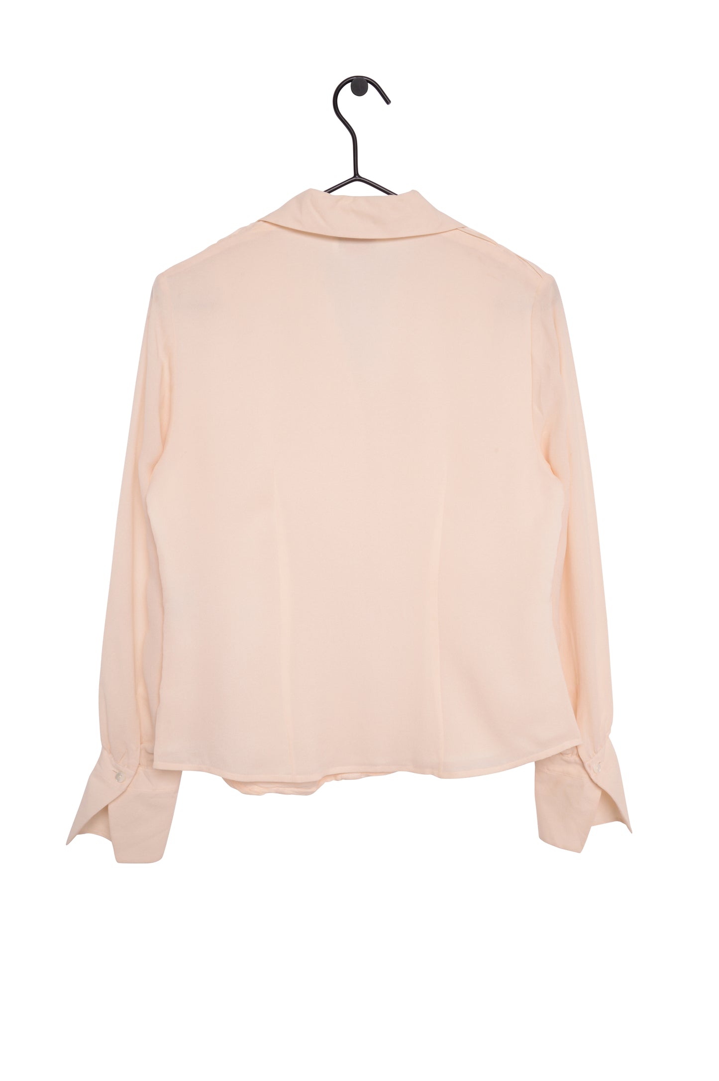 Ruched Silk Top