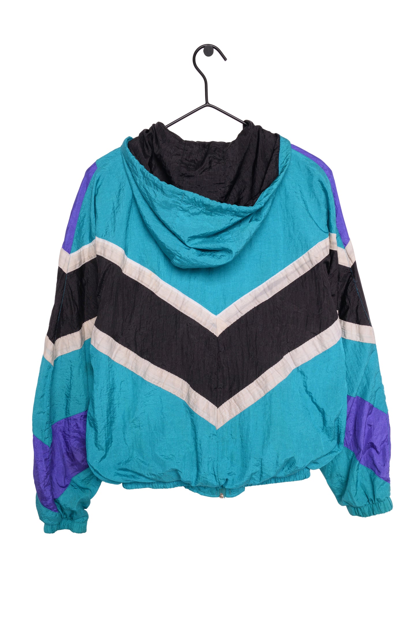 1980's Zip-Up Colorblock Windbreaker