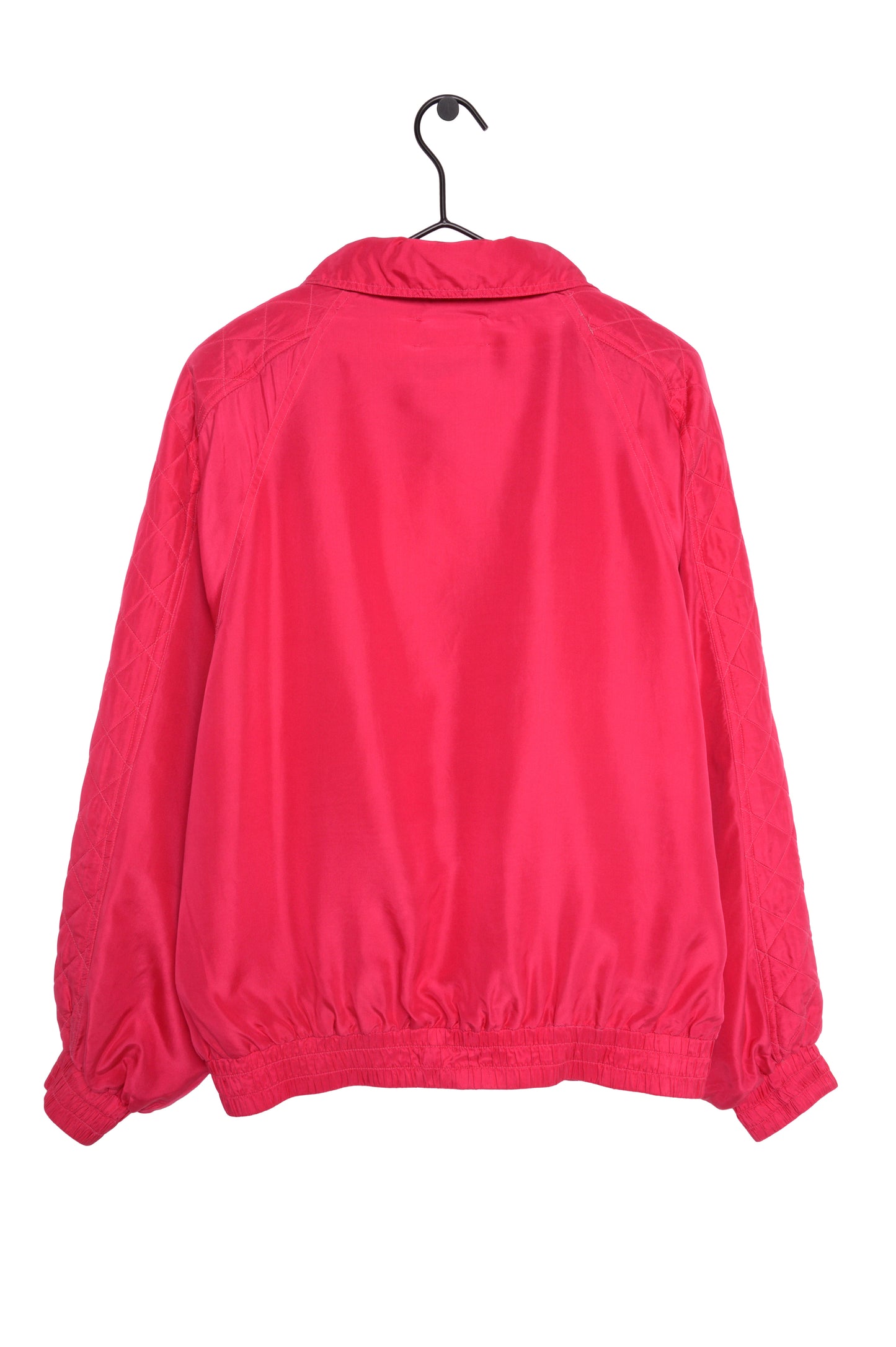 1980's Pink Silk Windbreaker