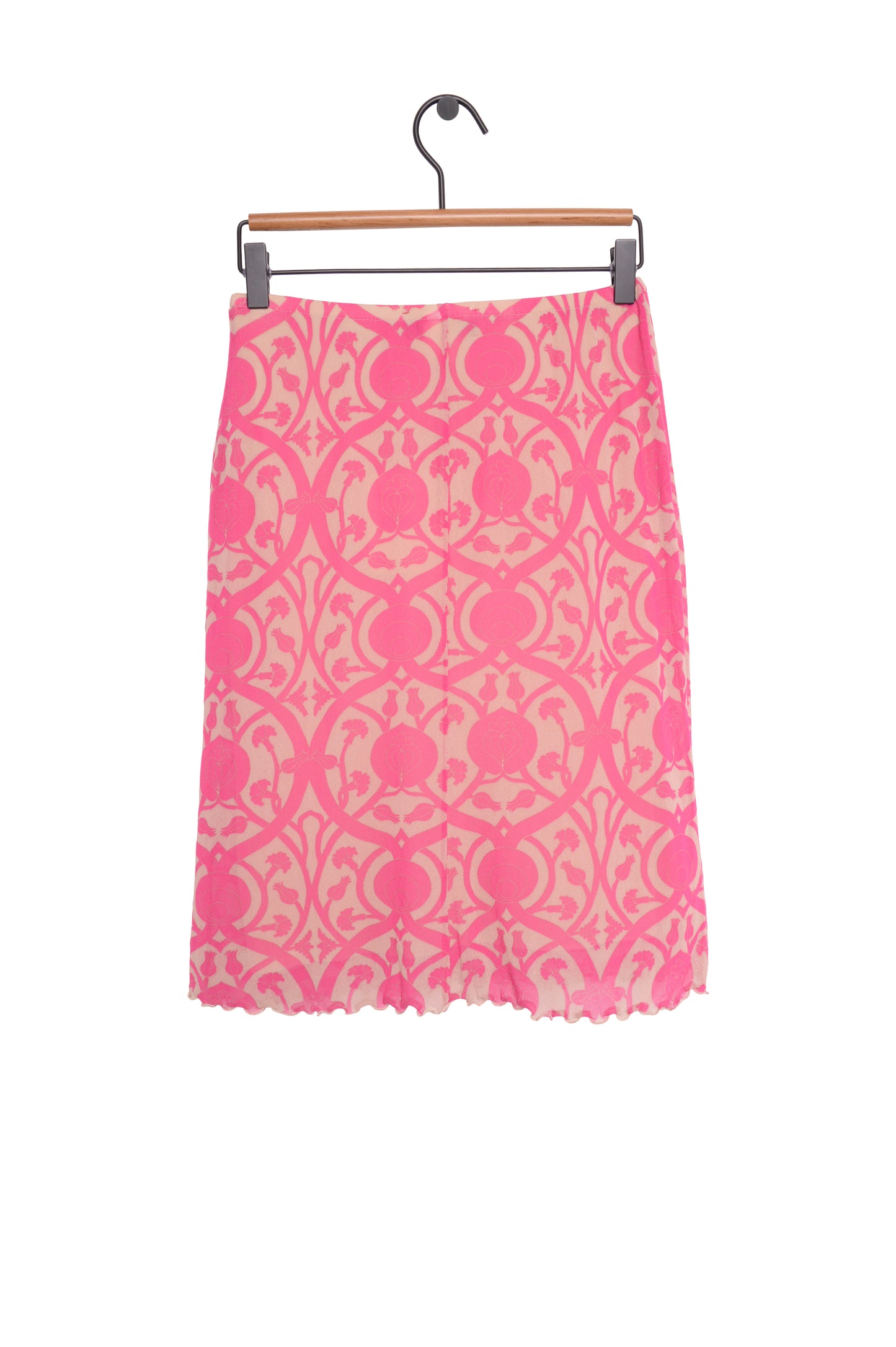 Y2K Pattern Midi Skirt
