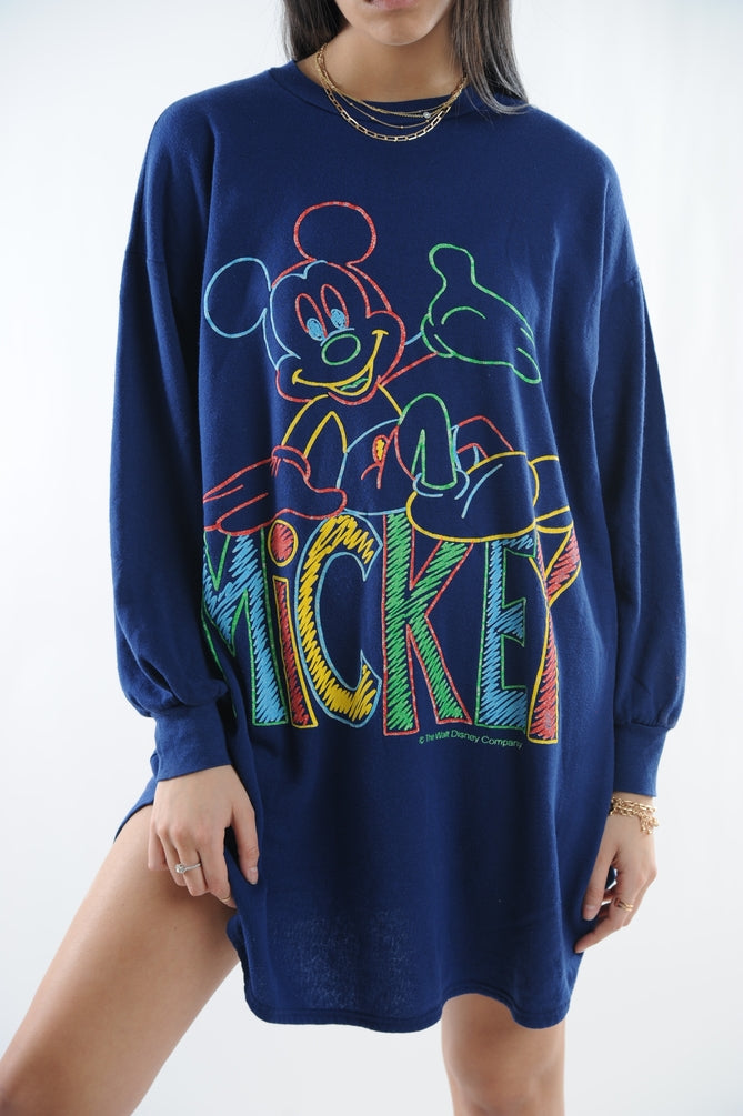 Mickey Oversized Sweatshirt Free Shipping - The Vintage Twin