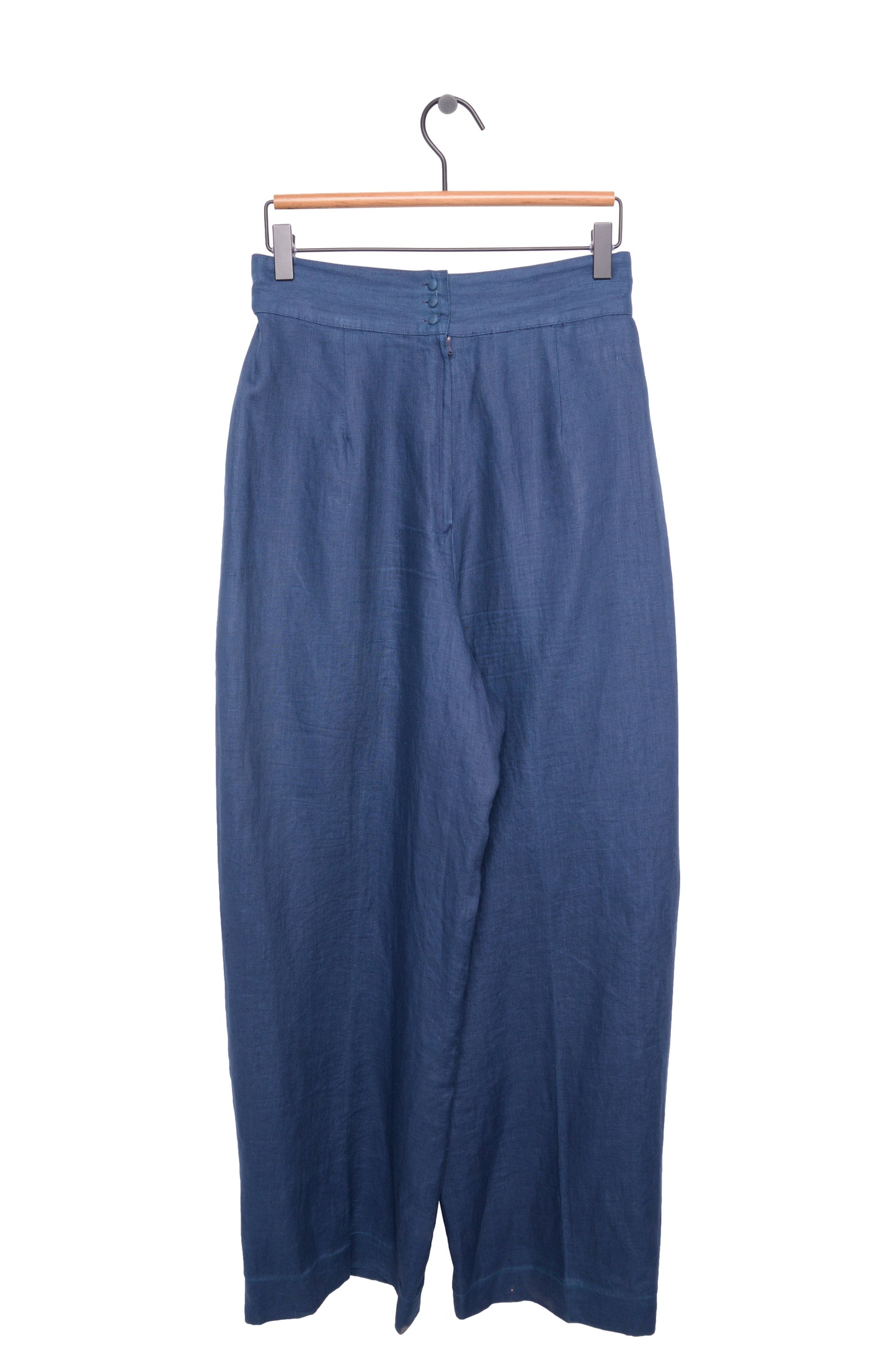 Wide Leg Linen Trousers