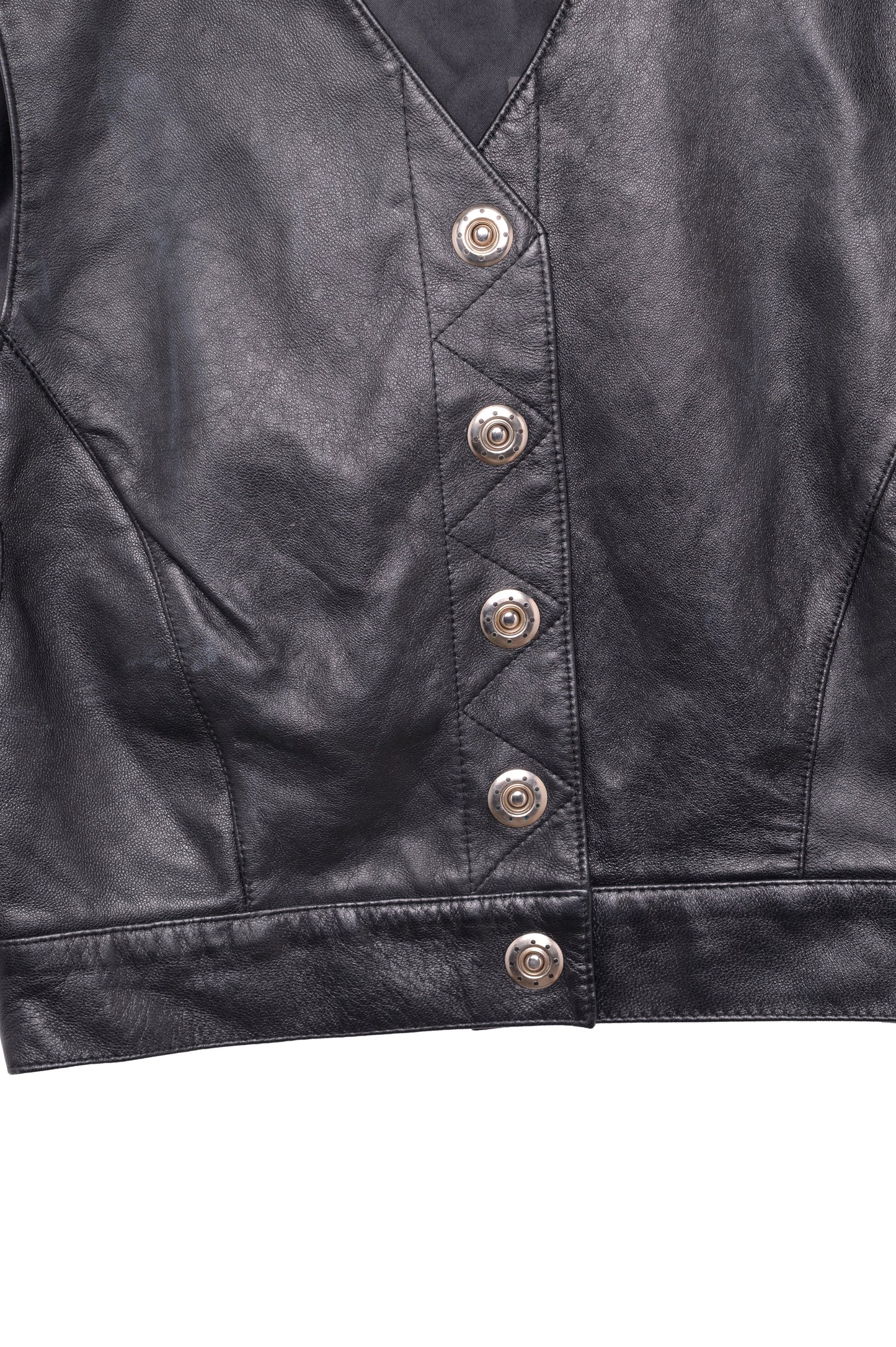 Leather Moto Vest