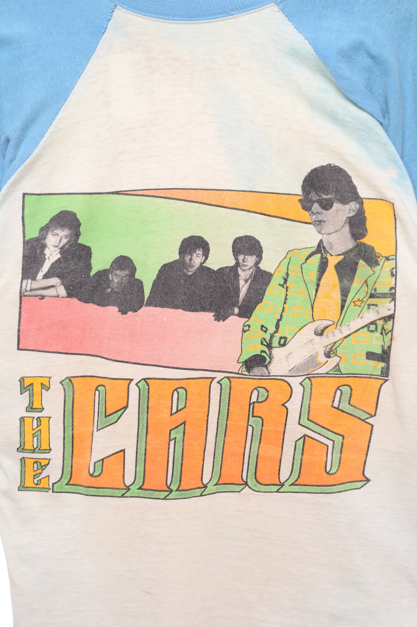 1980s The Cars Heartbeat City Baseball Tee