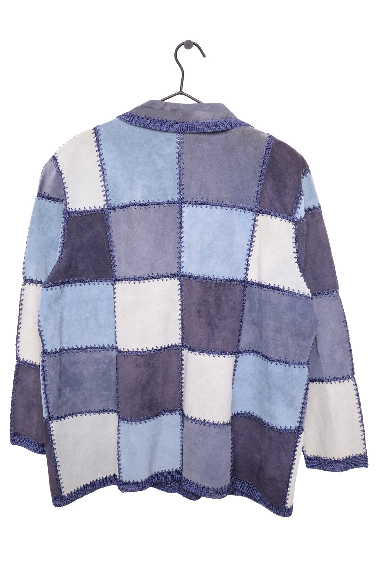 Suede Patchwork Leather Jacket