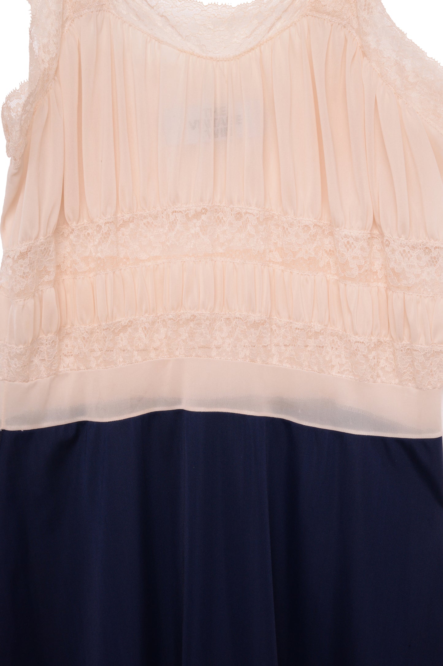 Navy Lace Slip Dress