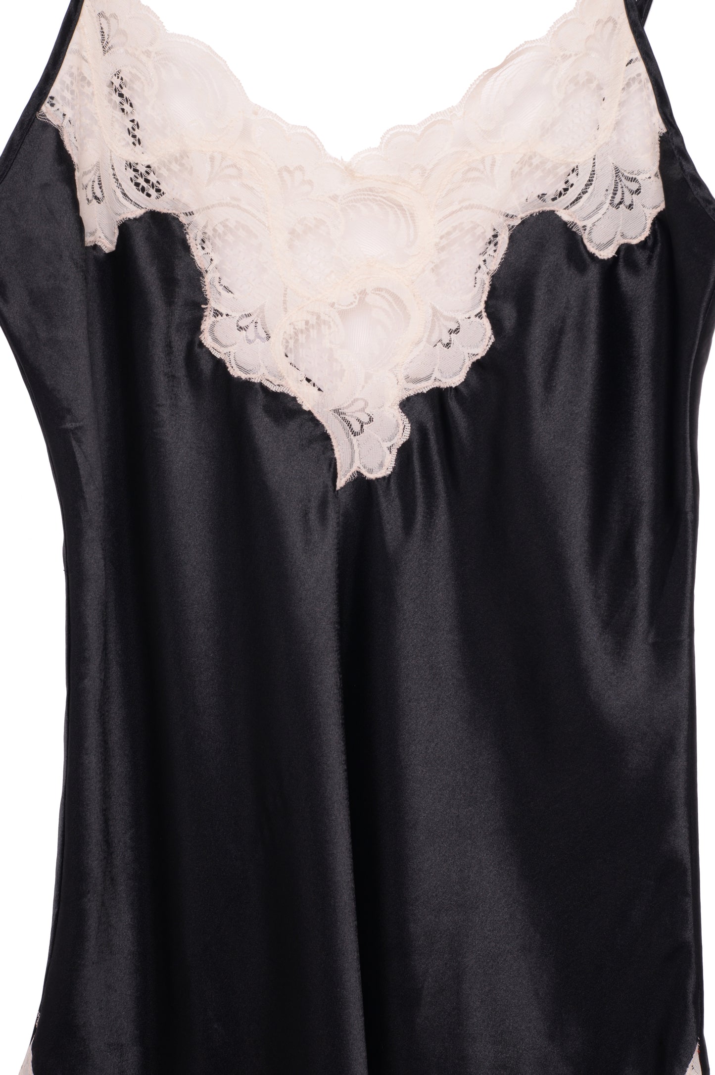 Lace Trim Mini Slip Dress