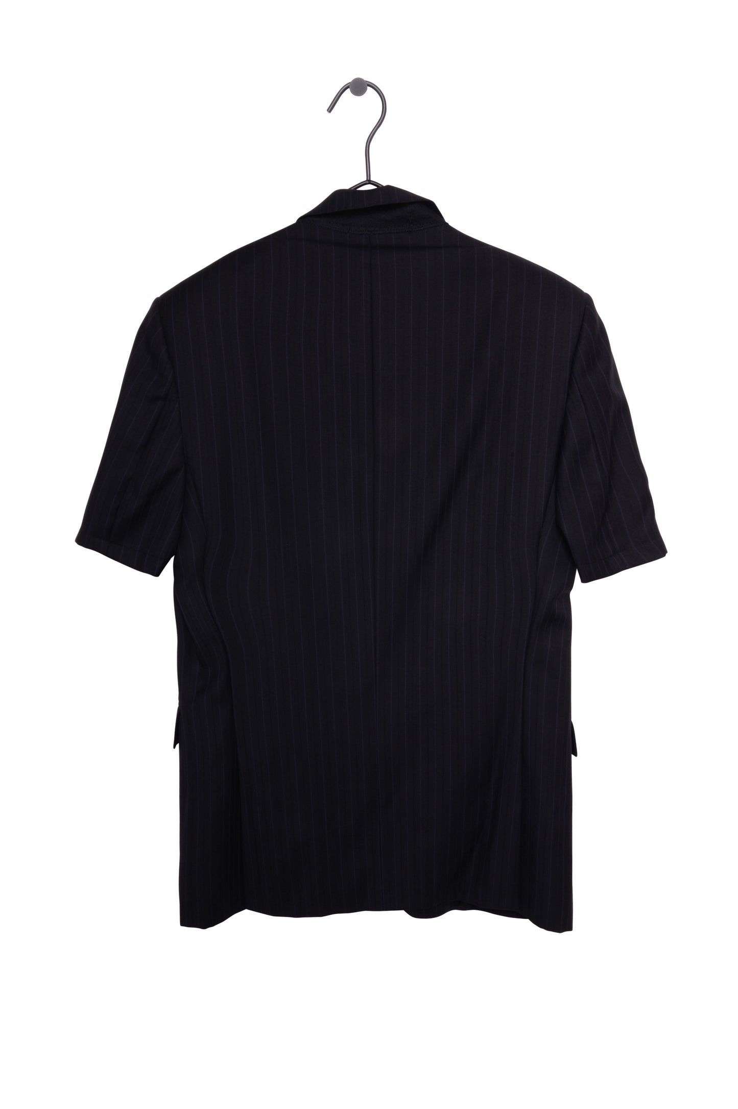 Short Sleeve Pinstripe Blazer
