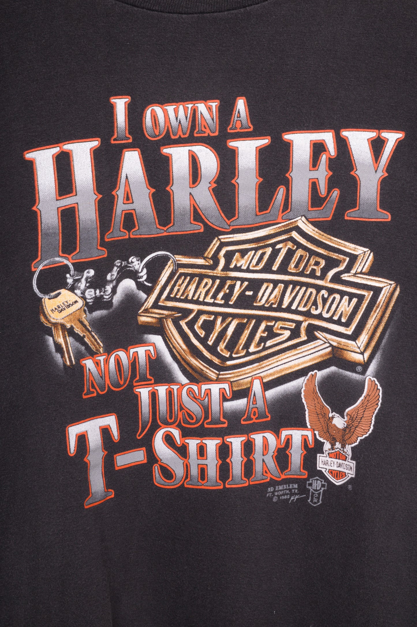 1985 Harley Davidson Not Just A Tee
