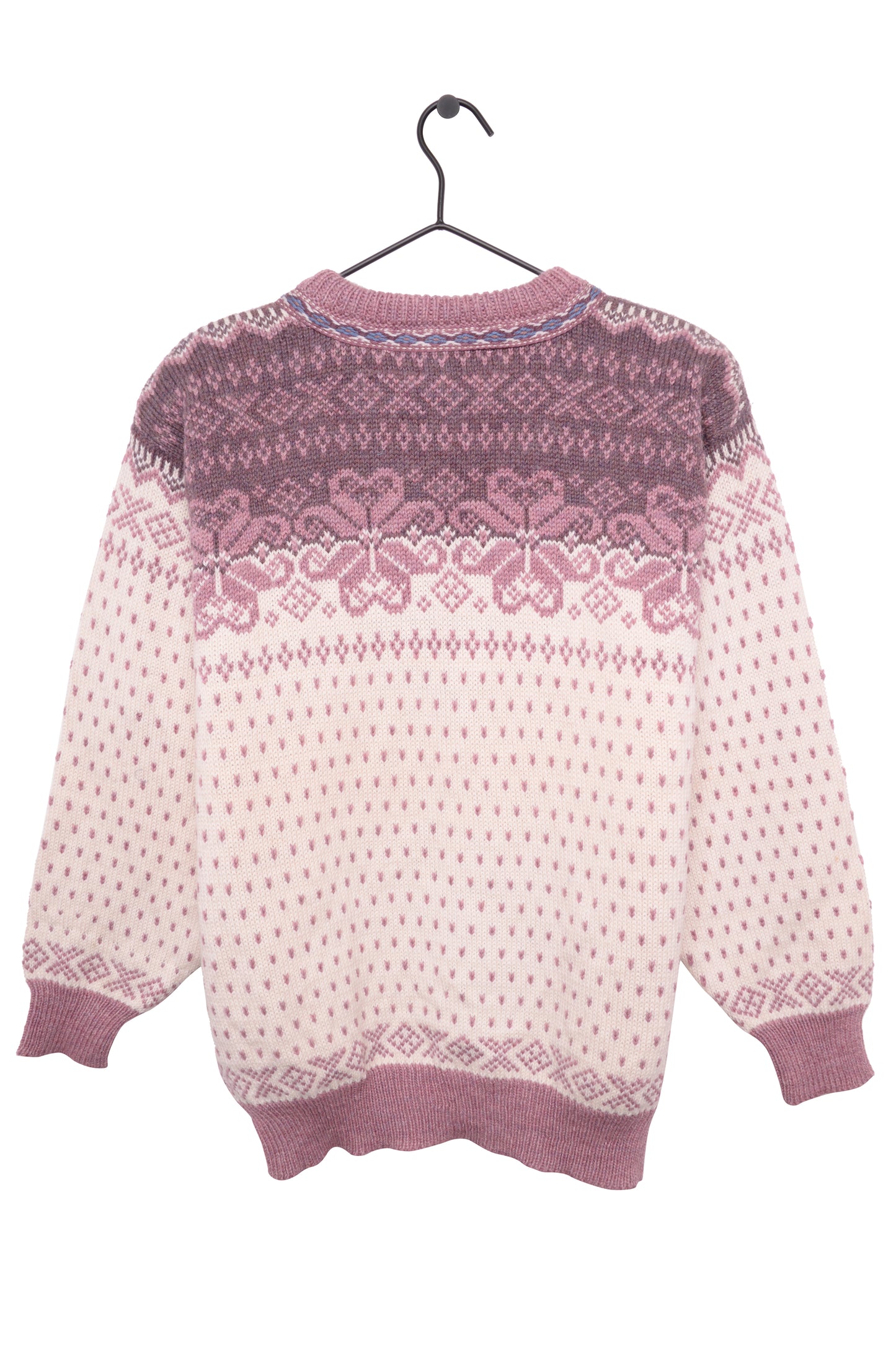 Nordic Floral Wool Cardigan