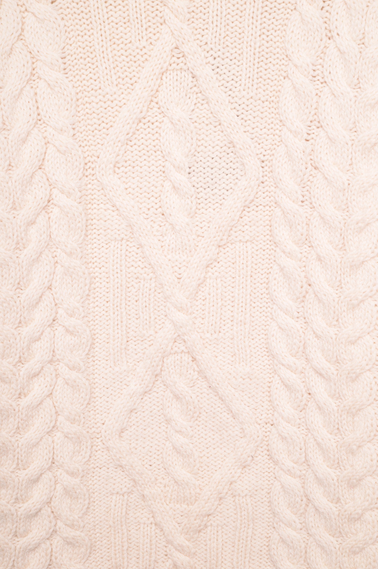 Irish Cable Knit Wool Sweater