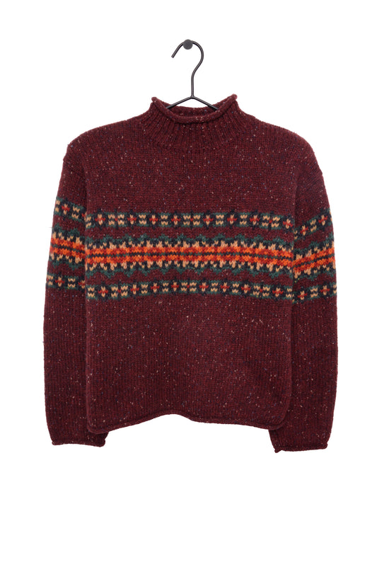 Classic Fair Isle Wool Sweater