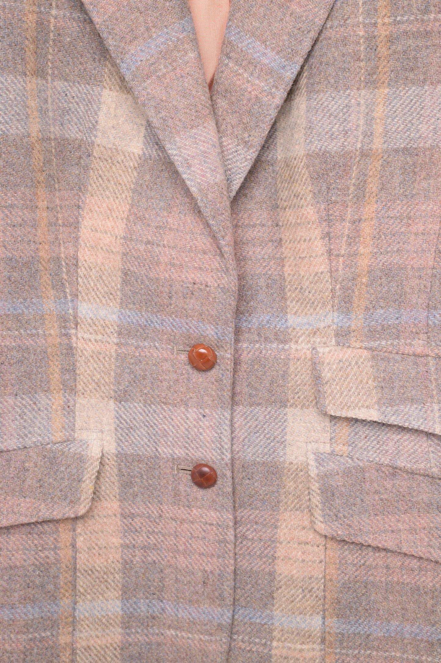 Wool Plaid Blazer USA