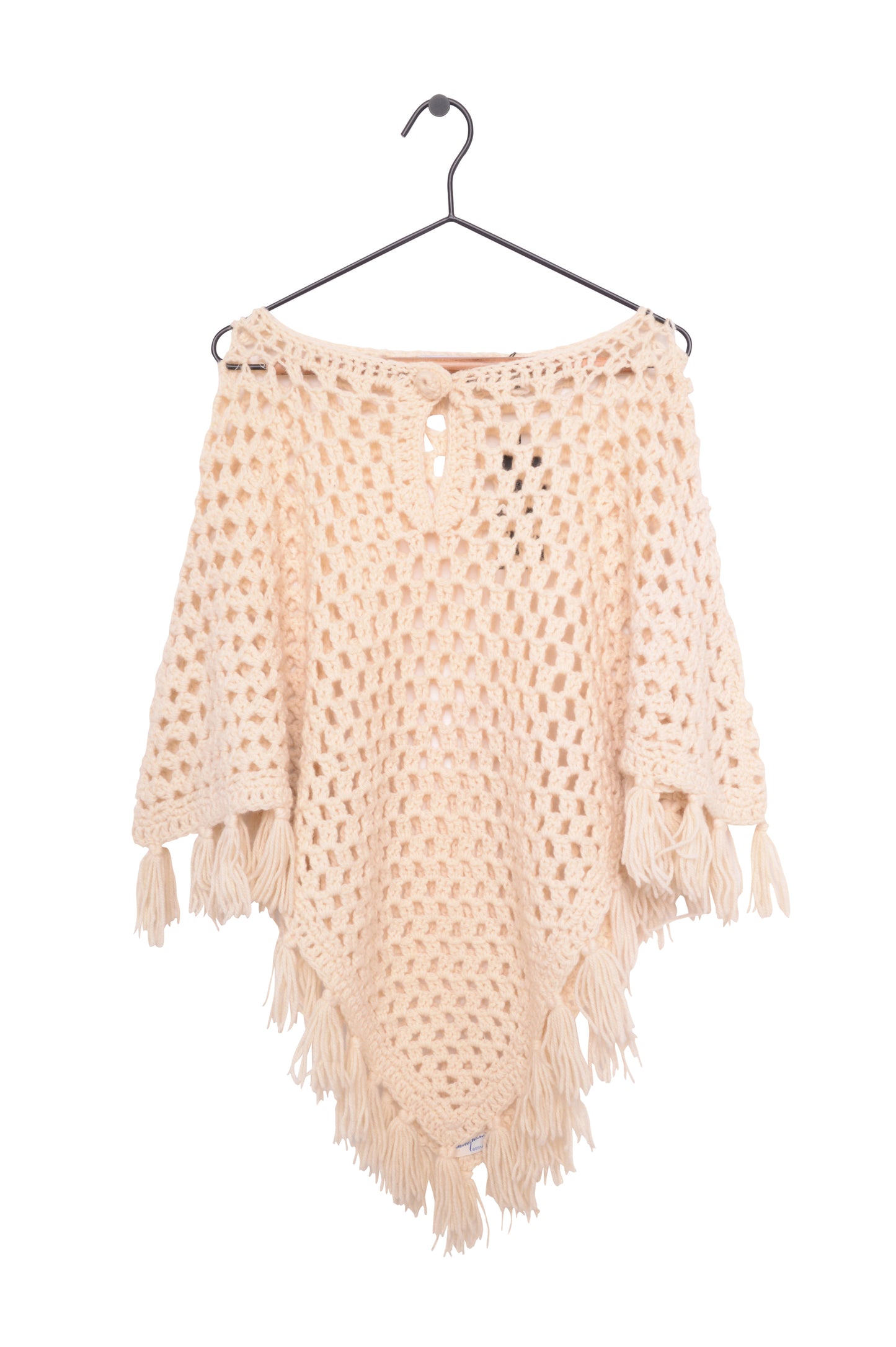 Open Knit Crochet Shawl