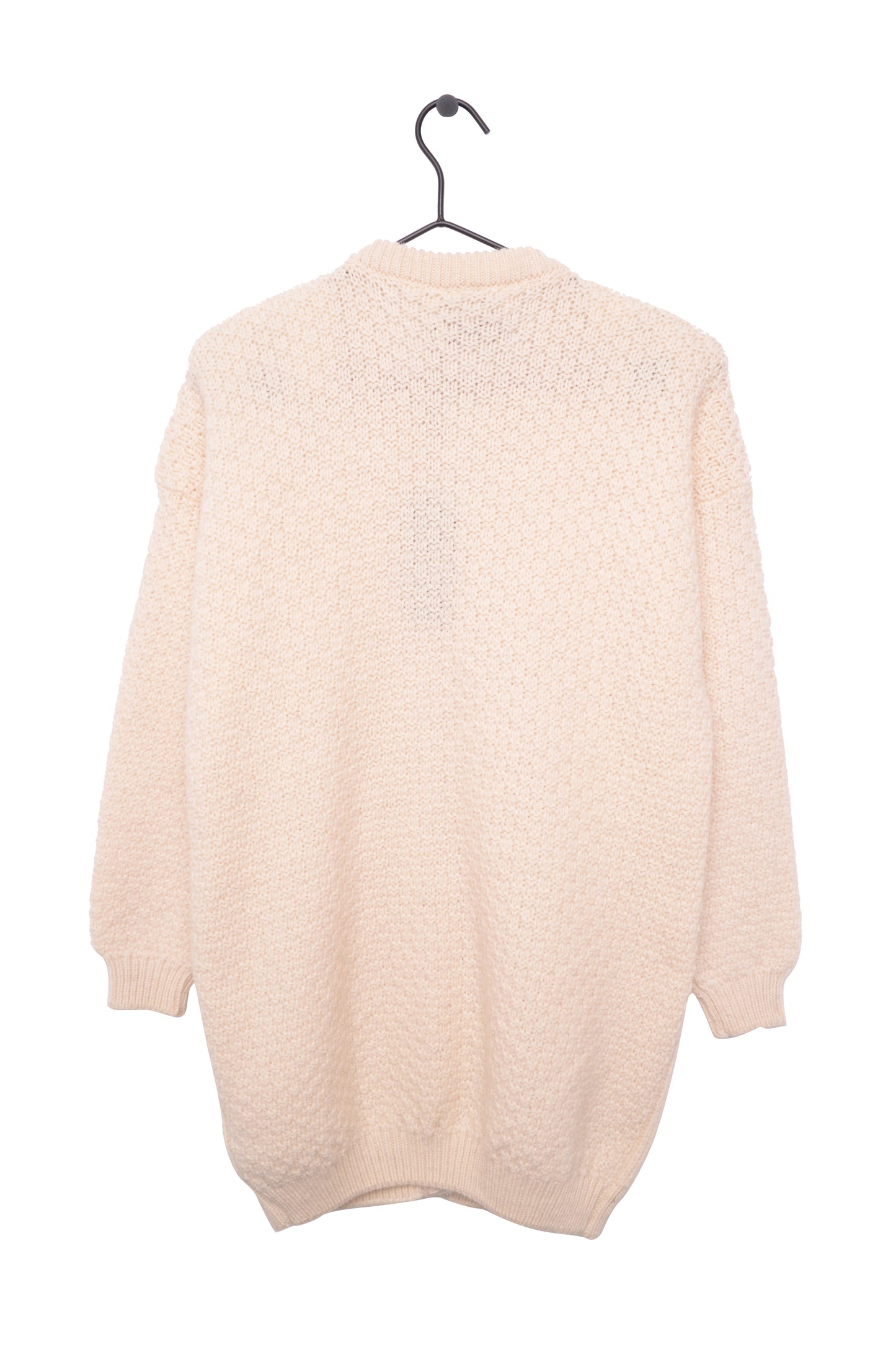 Wool Irish Cable Knit Cardigan