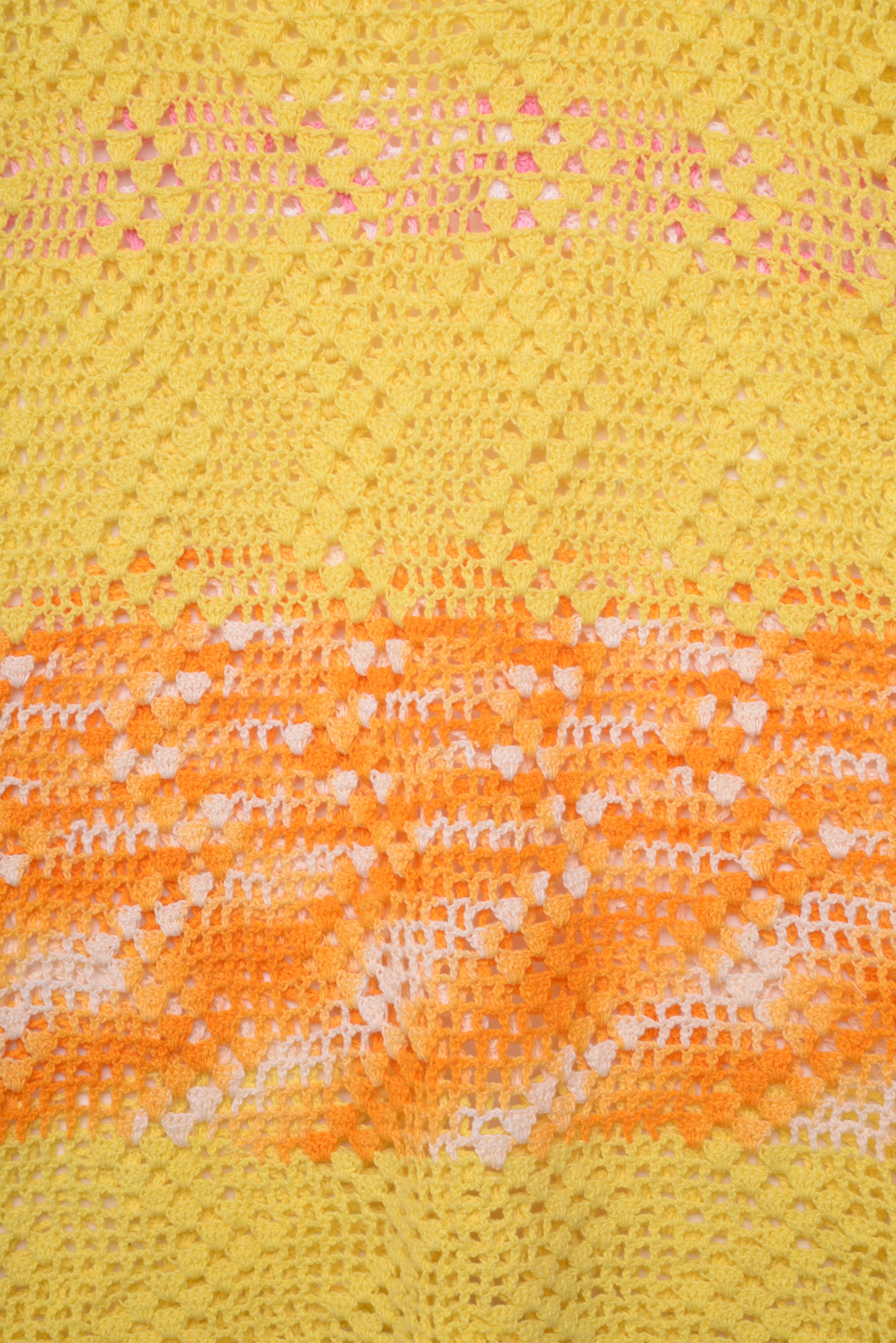 Open Knit Sunset Sweater Vest