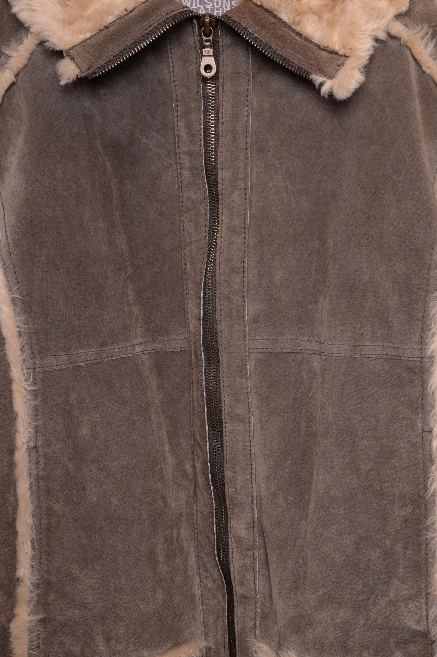 Wilson's Fur Trim Suede Jacket