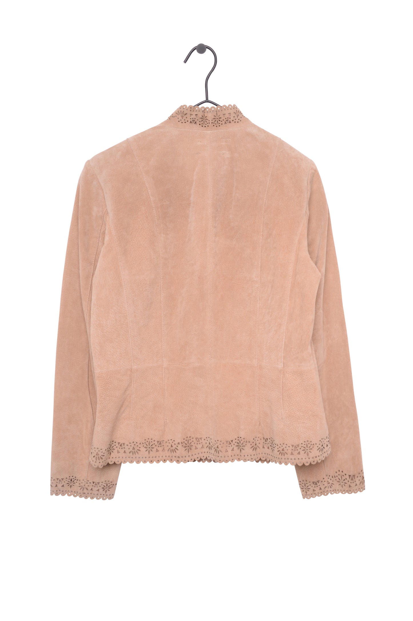 Y2K Suede Cutout Jacket