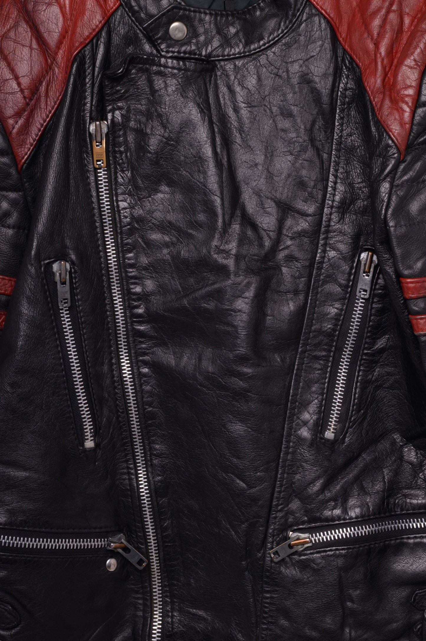 1980s Leather Moto Jacket