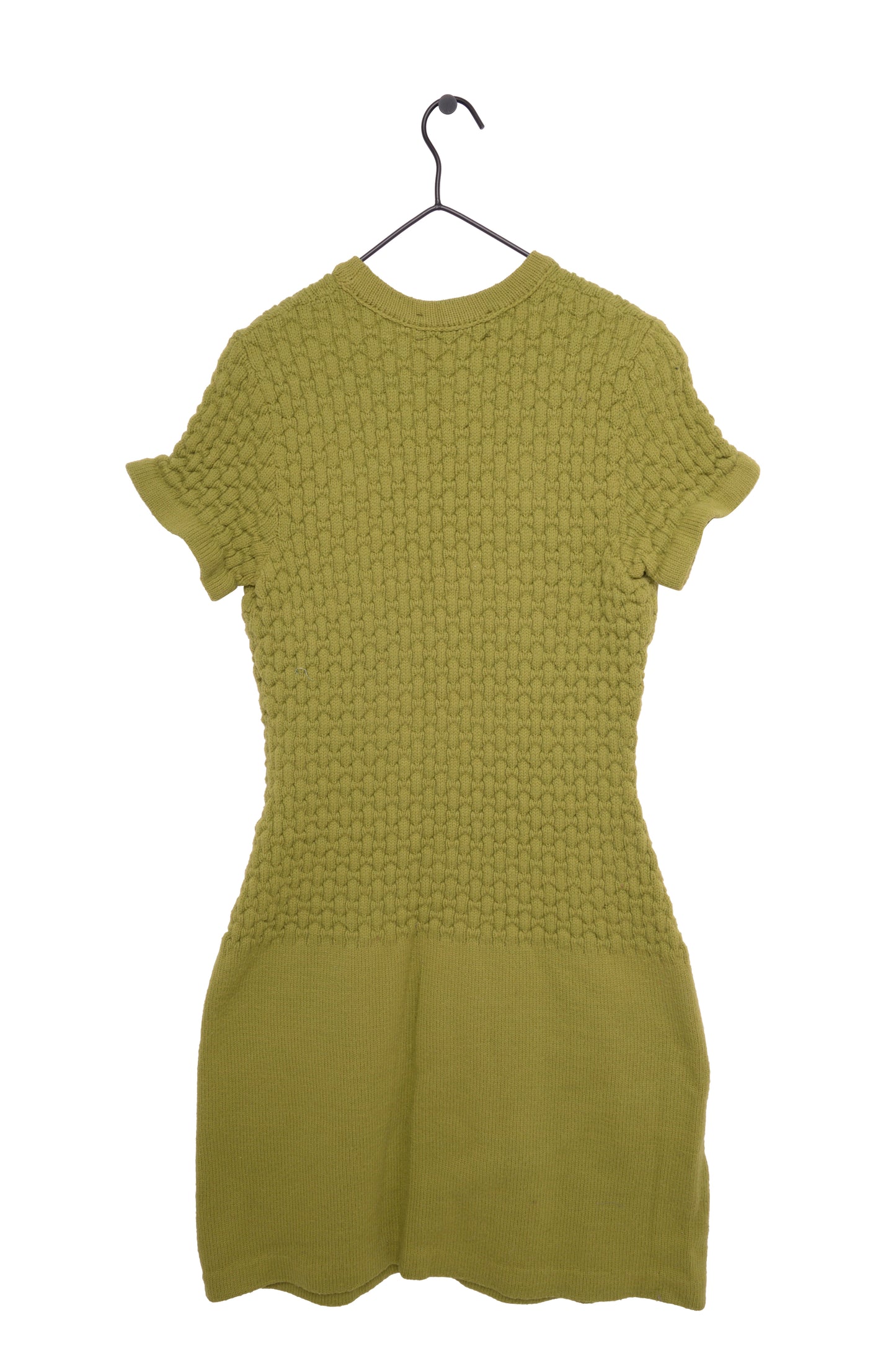 1960s Olive Knit Dress Set
