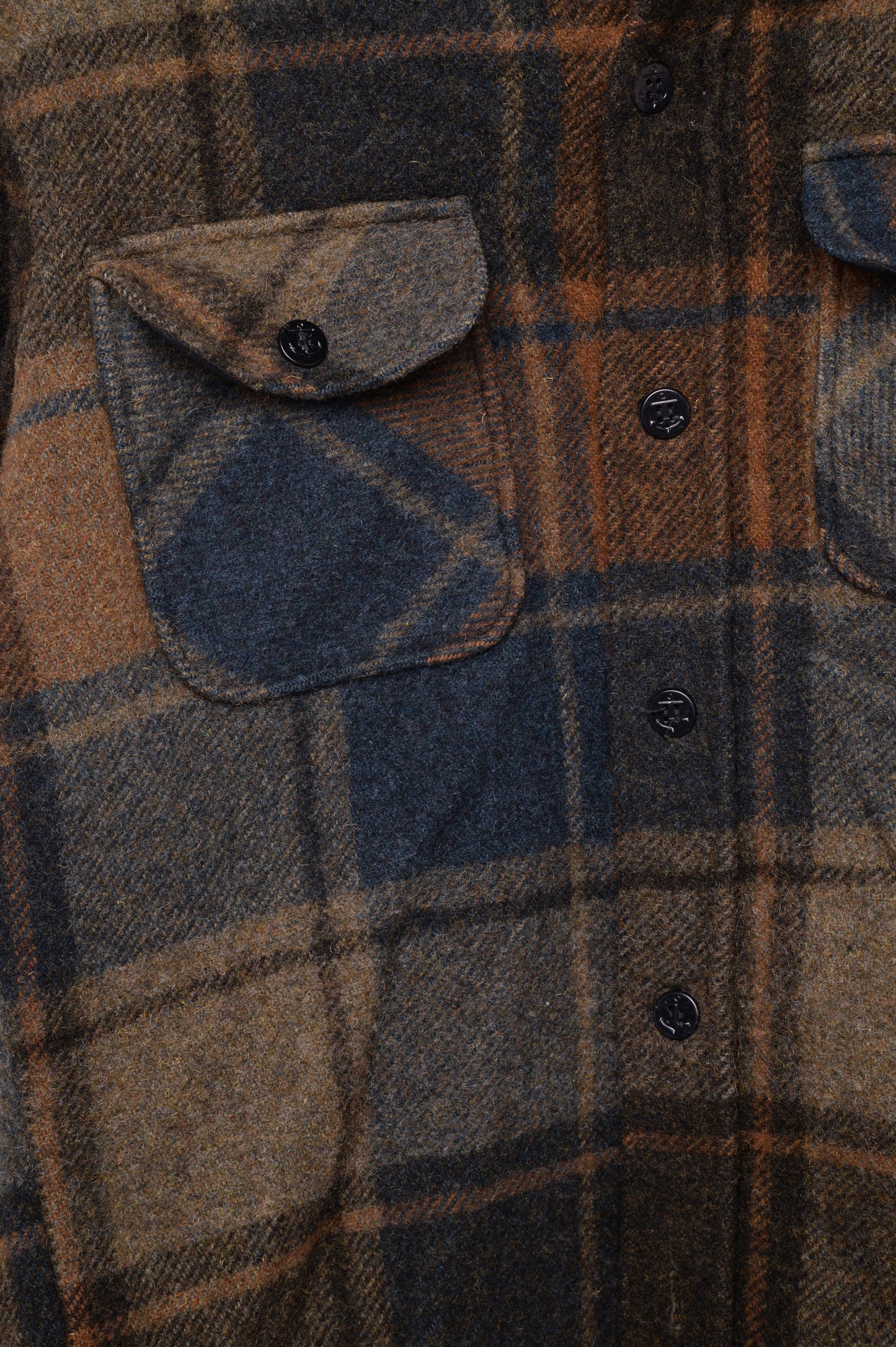 Earthy Wool Plaid Jacket