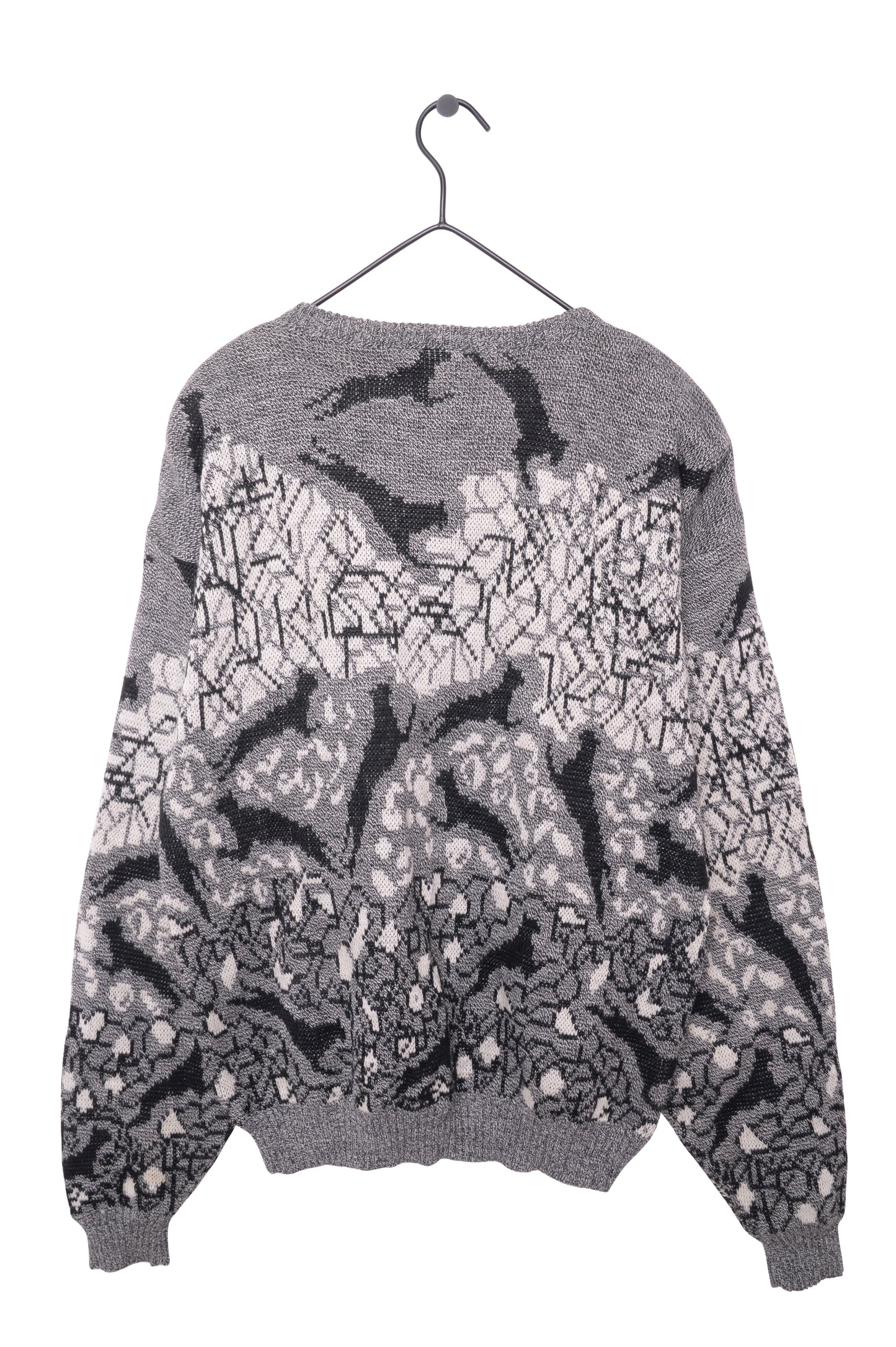 Abstract Animals Sweater