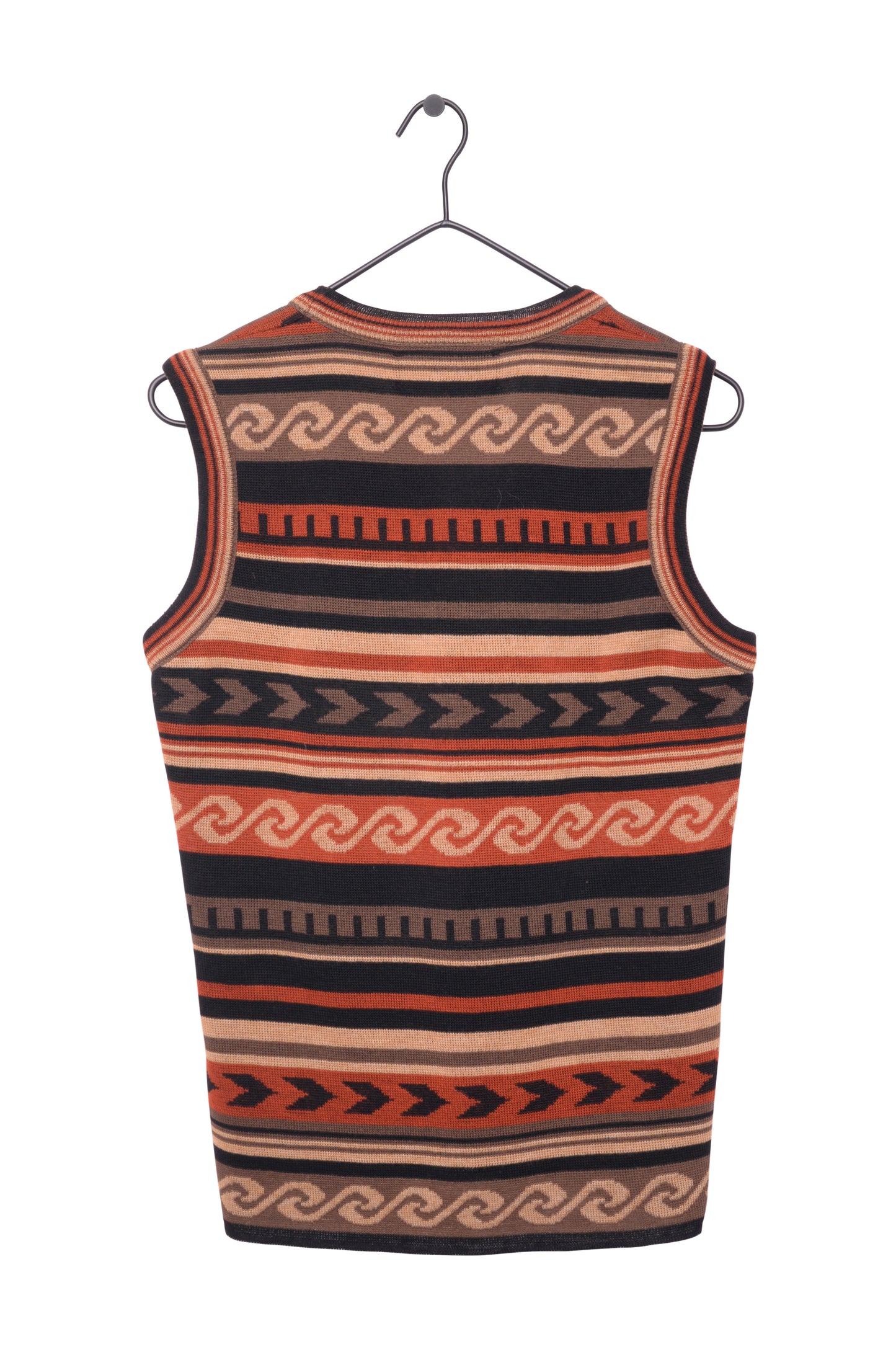 Wool Geometric Sweater Vest