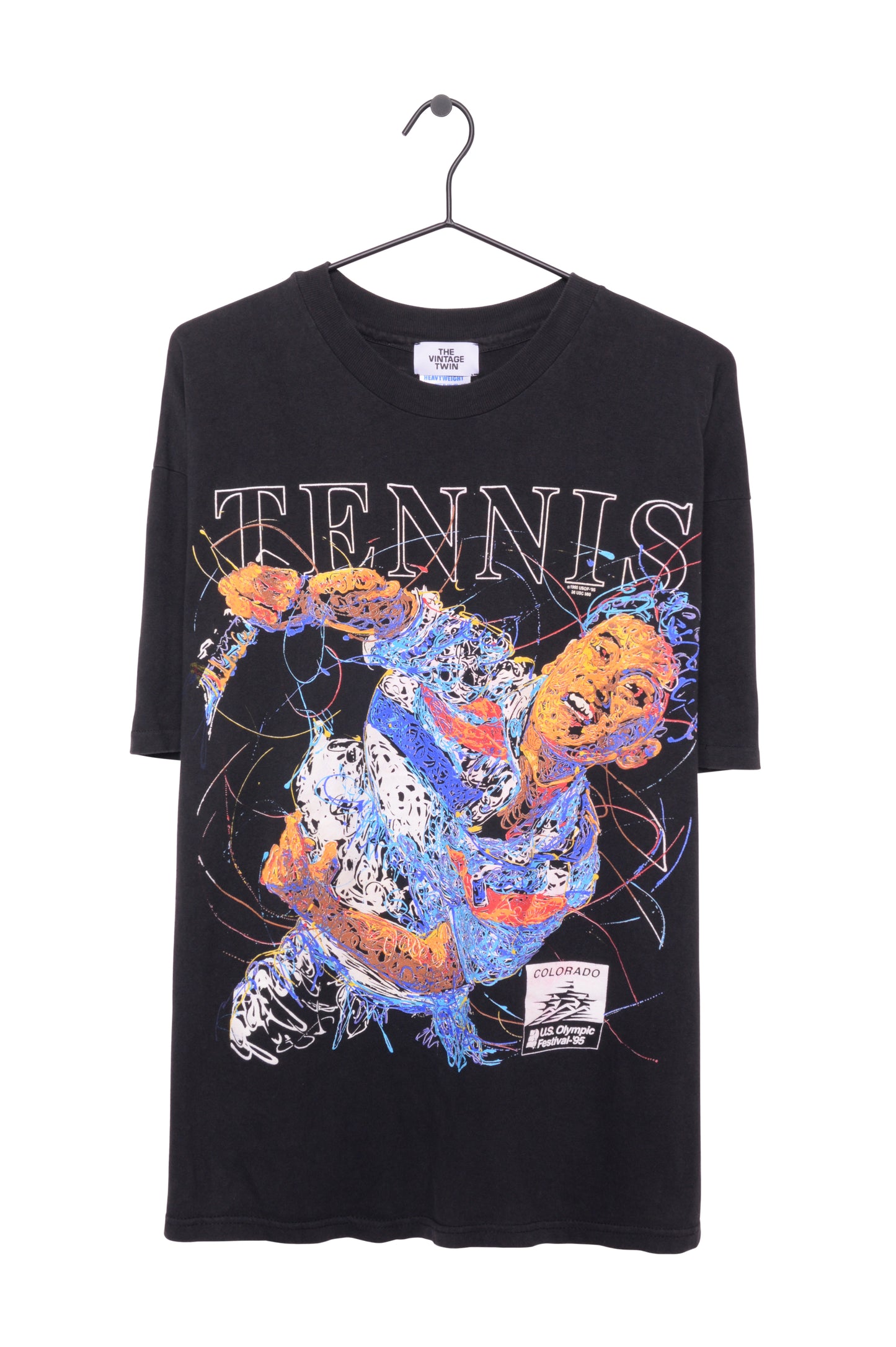 1995 Olympics Tennis Tee USA