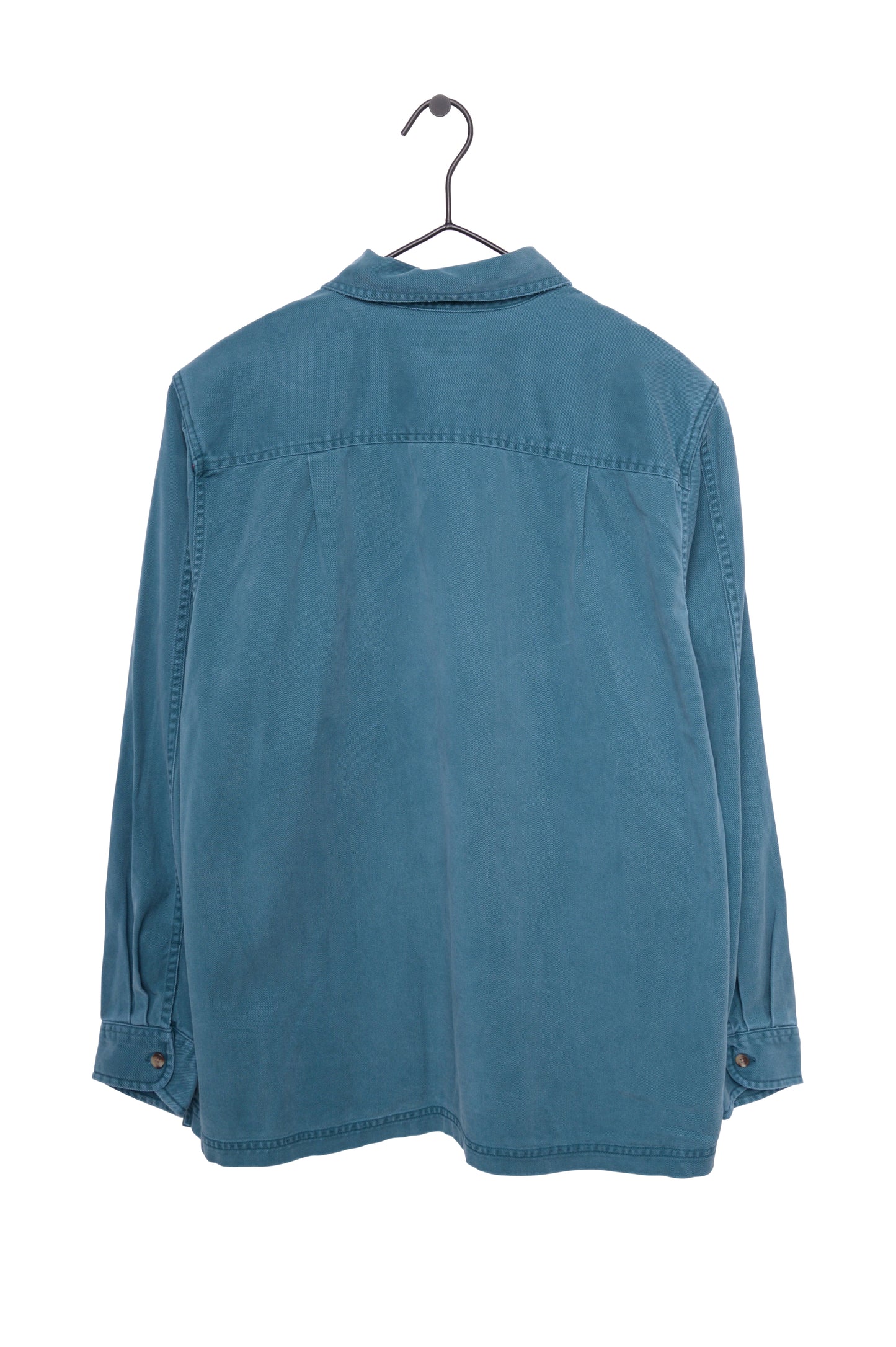 Teal Denim Shirt