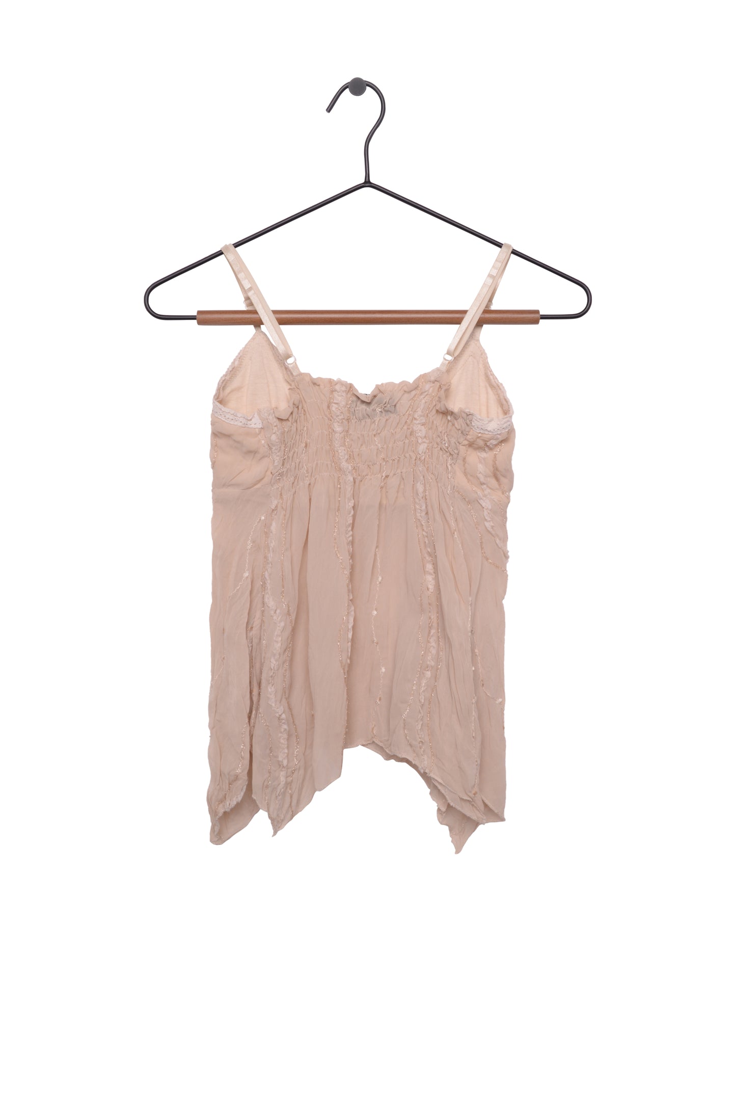 Y2K Metallic Fairy Top