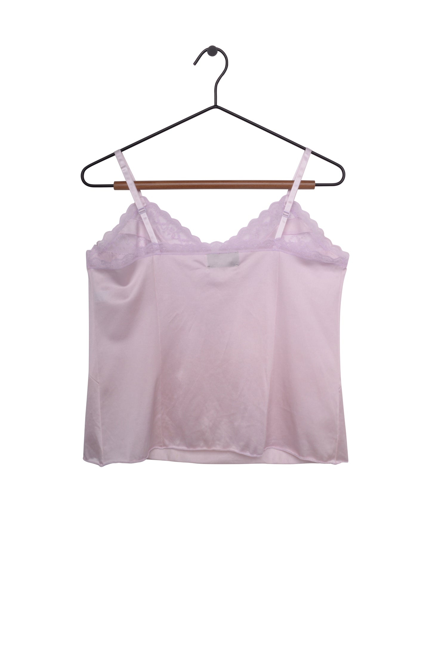 Pink Lace Trim Slip Top