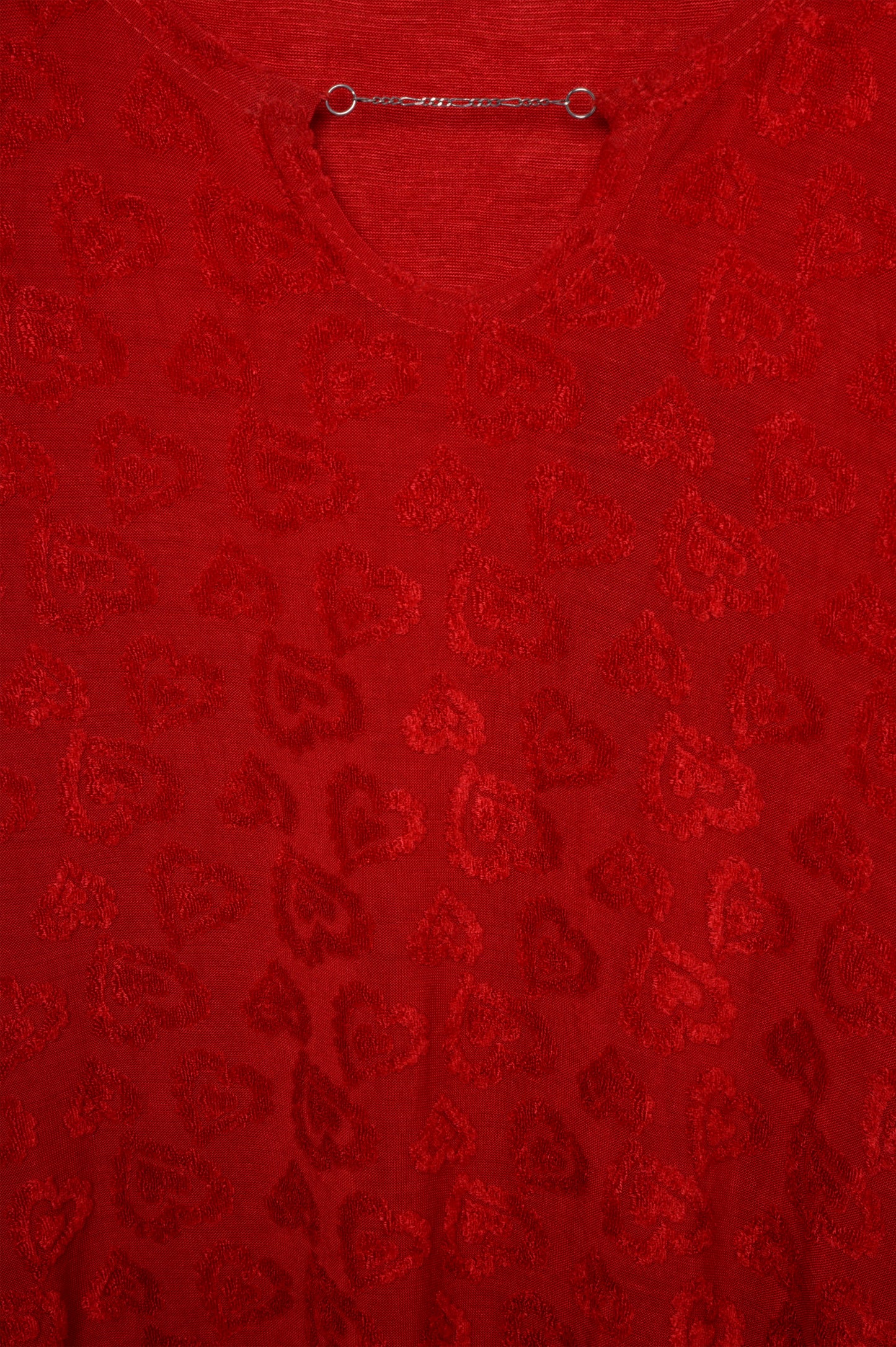 Slinky Velvet Hearts Mini Dress