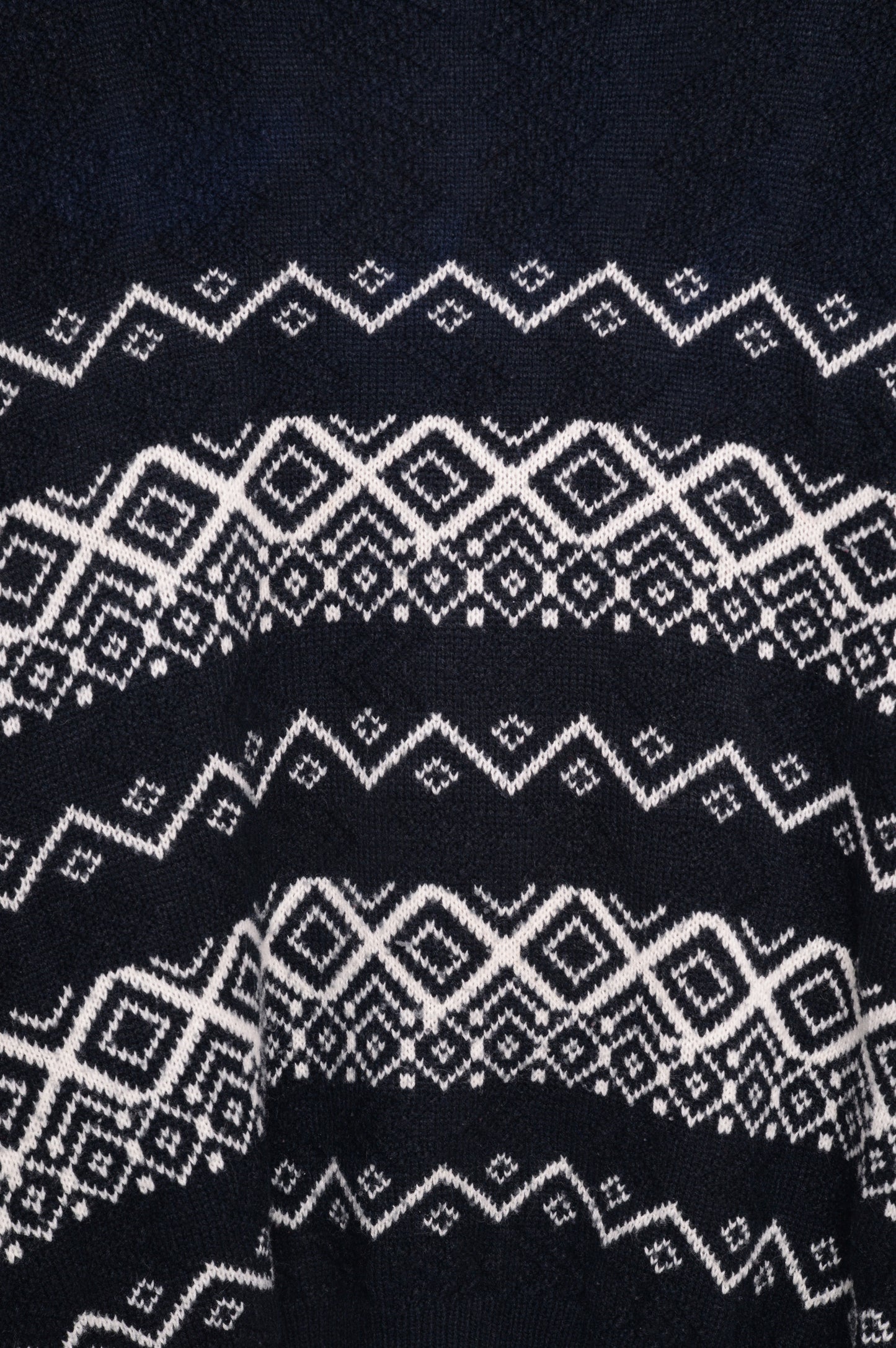 Black Geo Ski Sweater