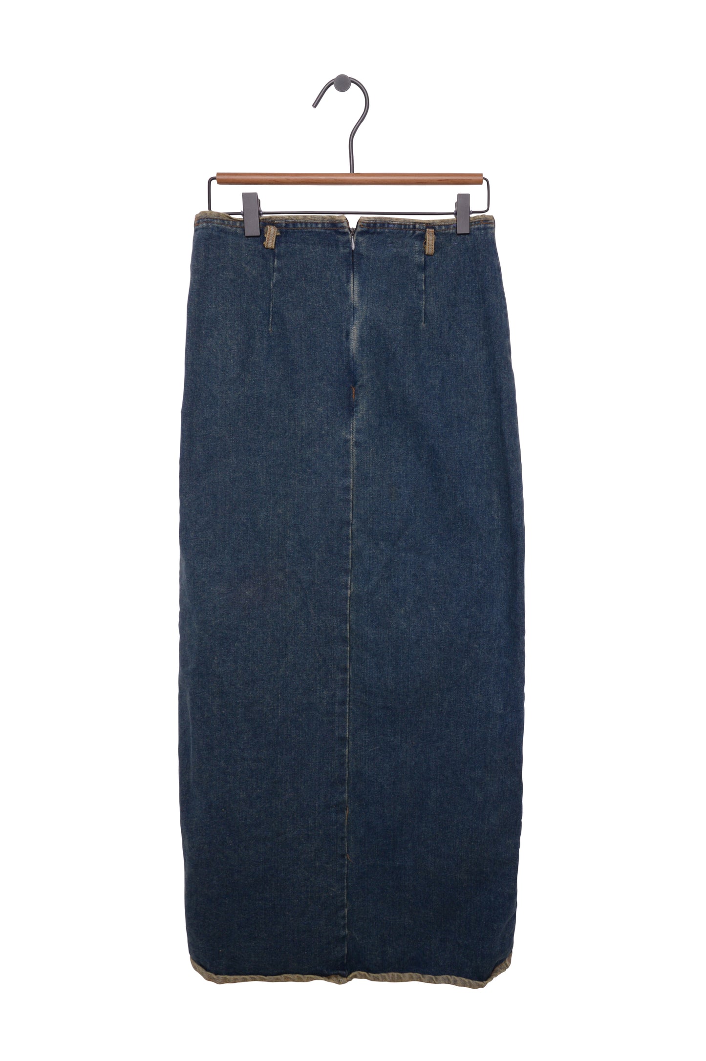 Y2K Denim Maxi Skirt