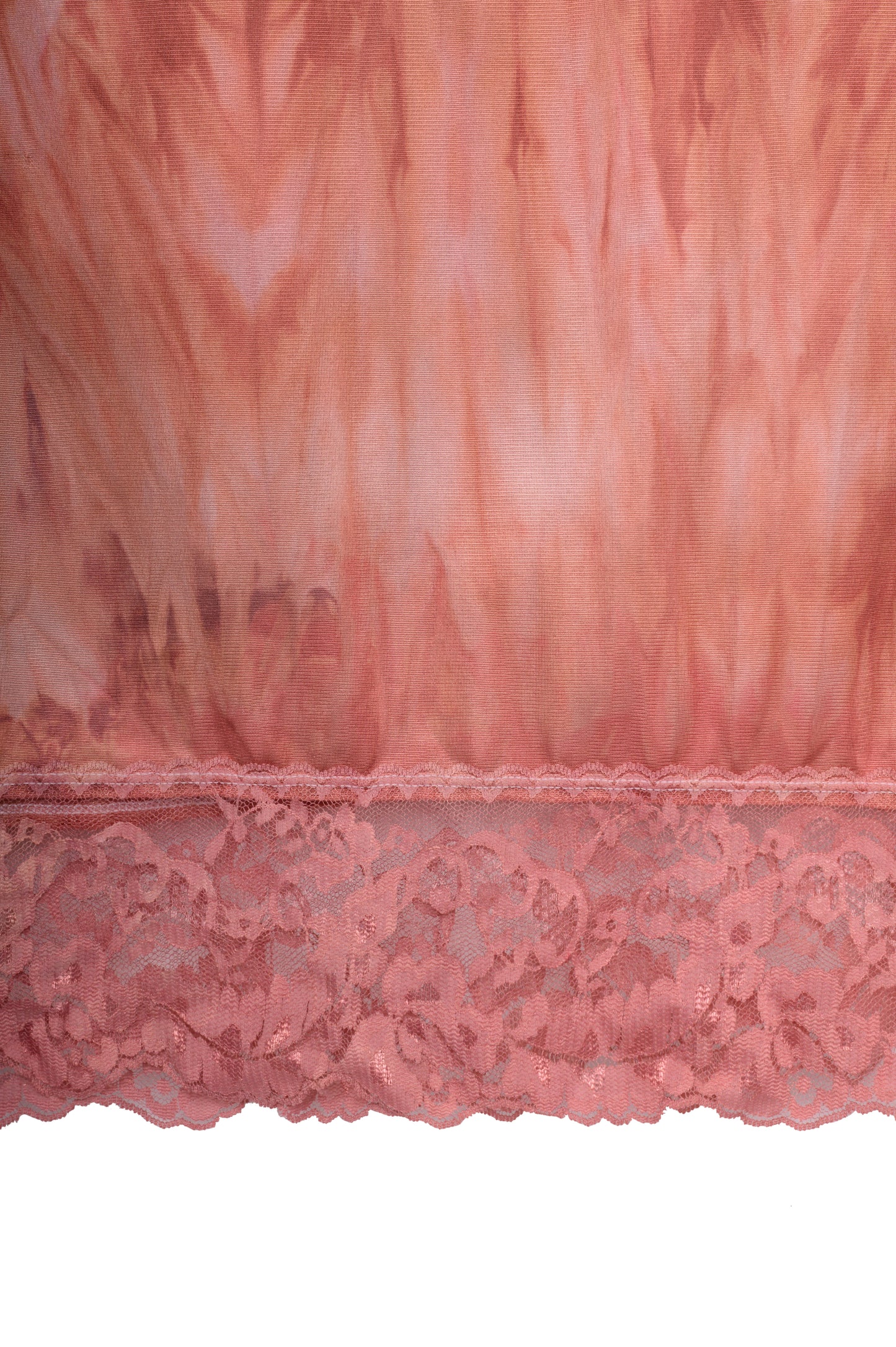 Hand-Dyed Lace Slip Skirt