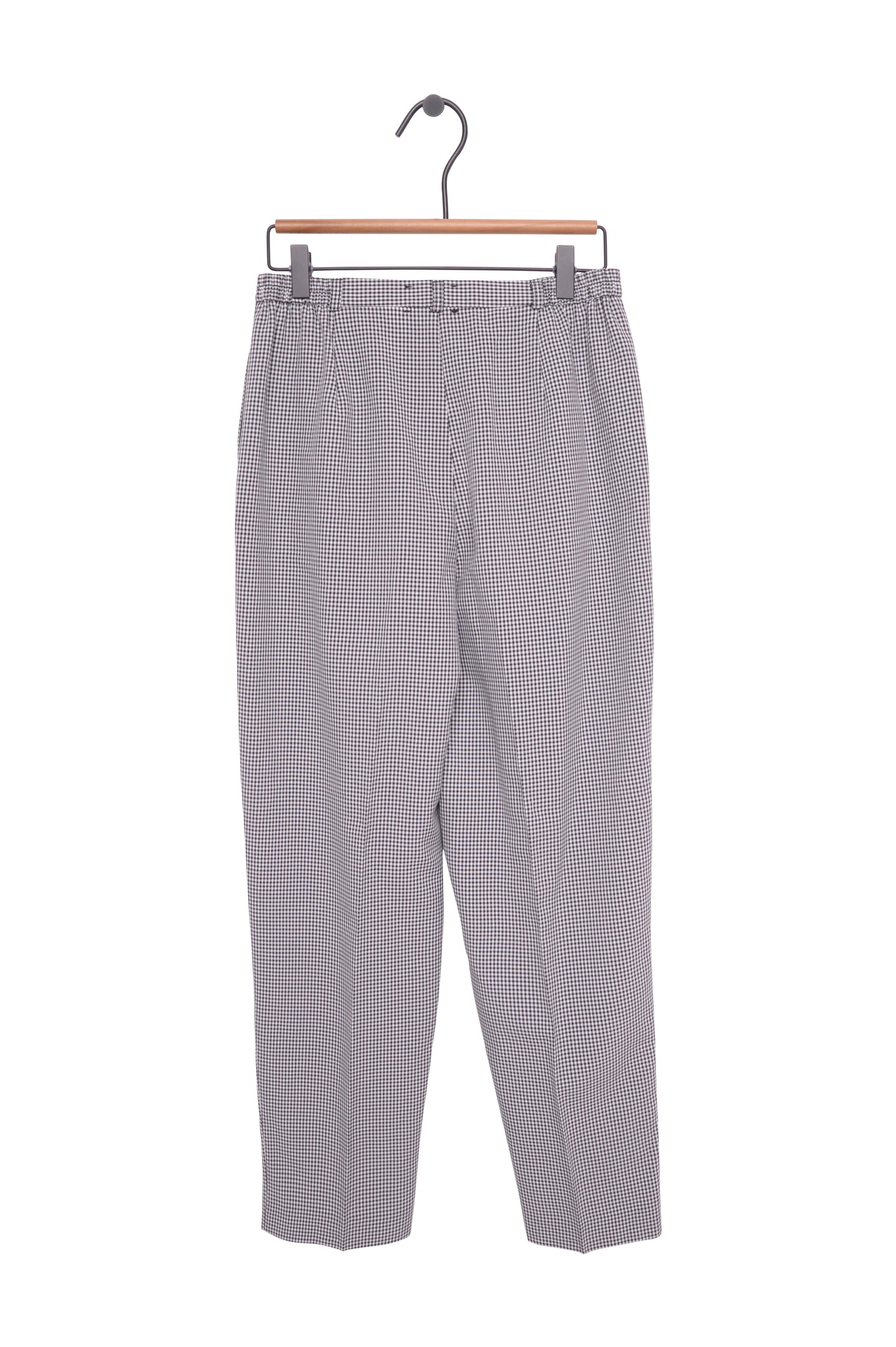 Pleated Gingham Trousers USA