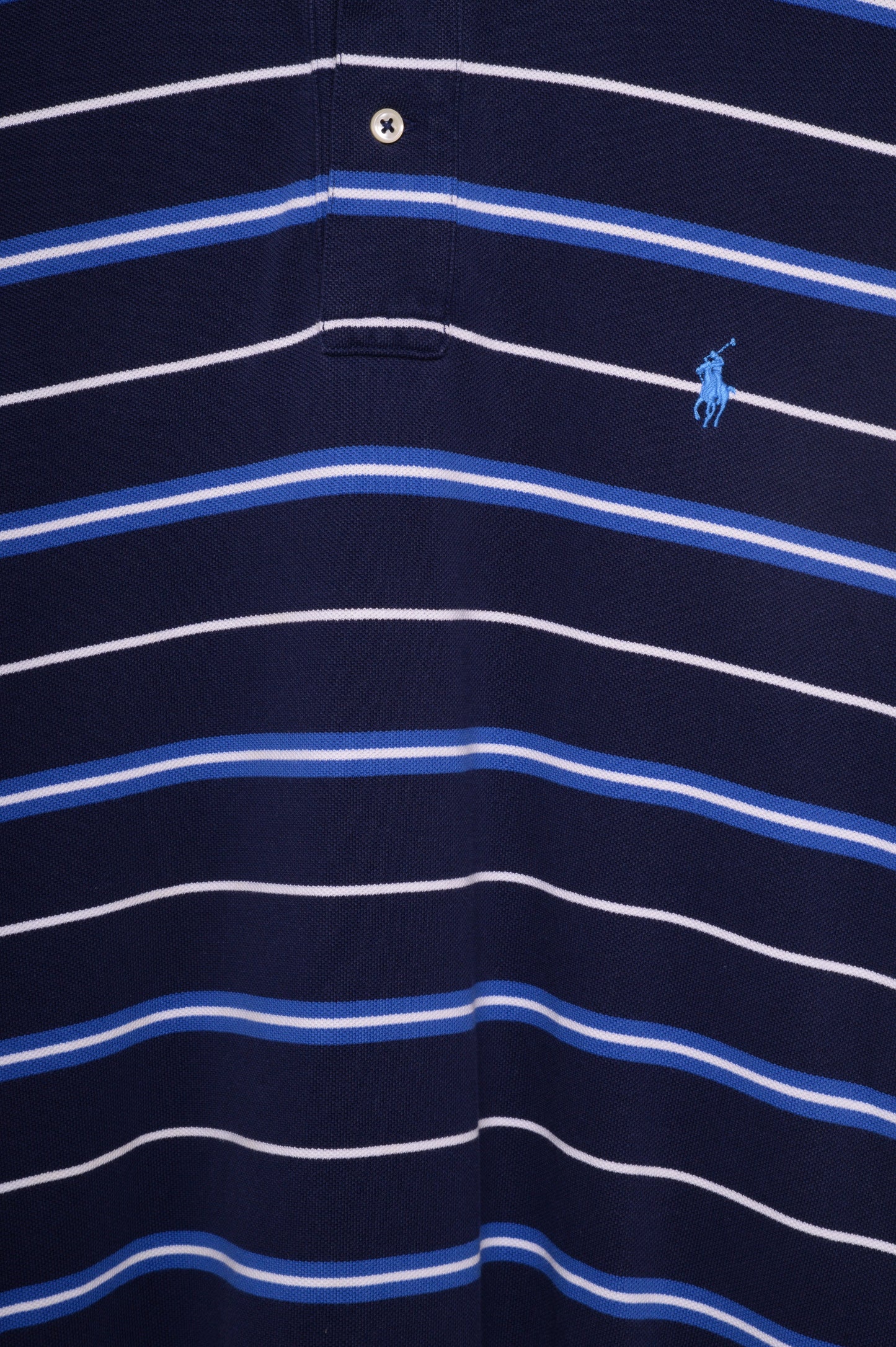 Ralph Lauren Navy Striped Polo