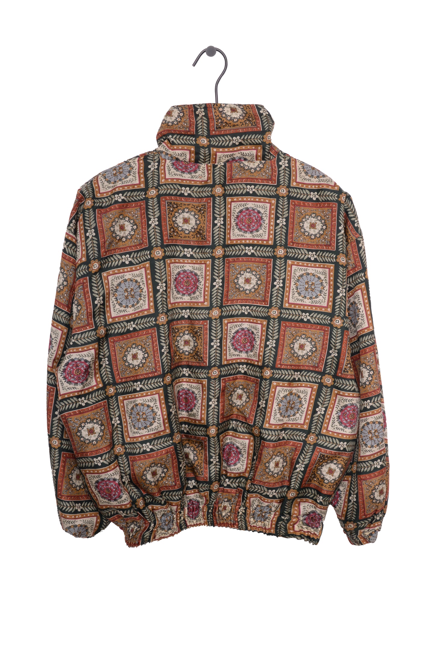 Silk Floral Windbreaker