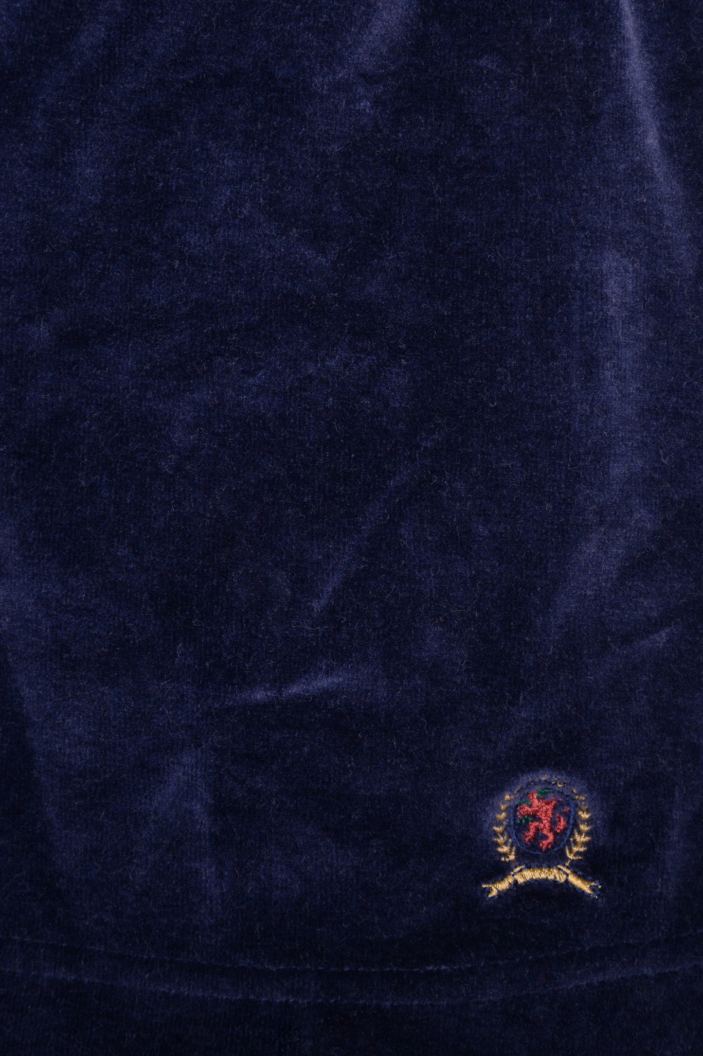 Navy Tommy Hilfiger Velour Polo