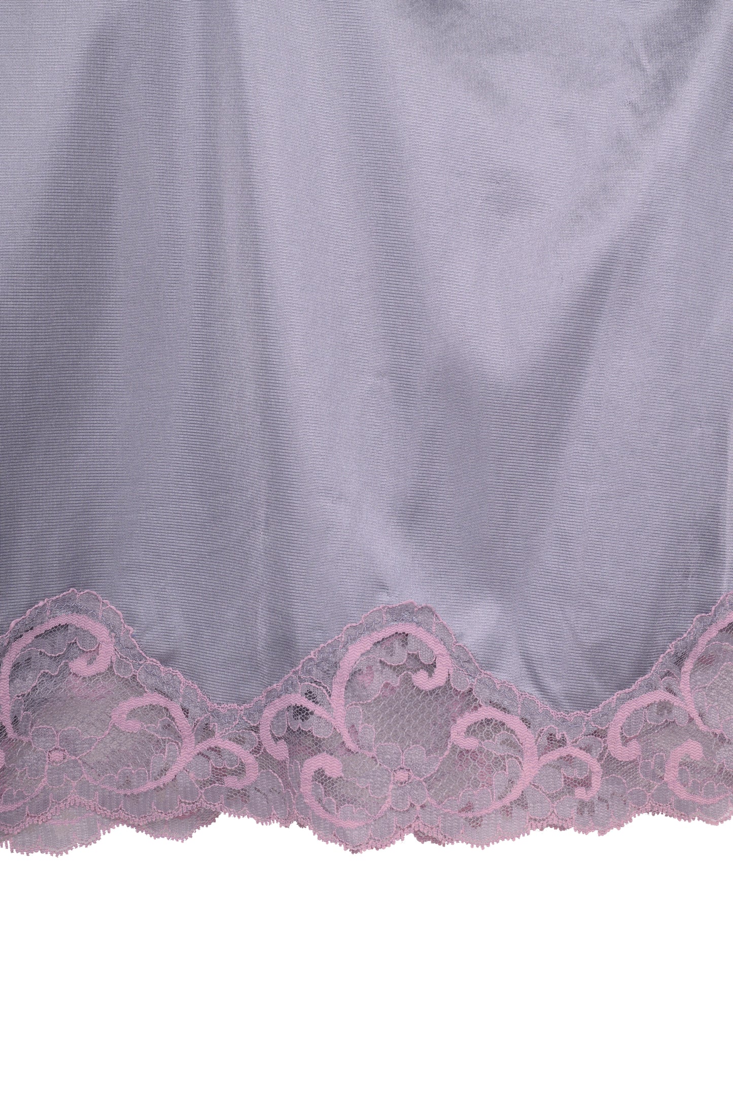 Gray Hand-Dyed Slip Skirt USA