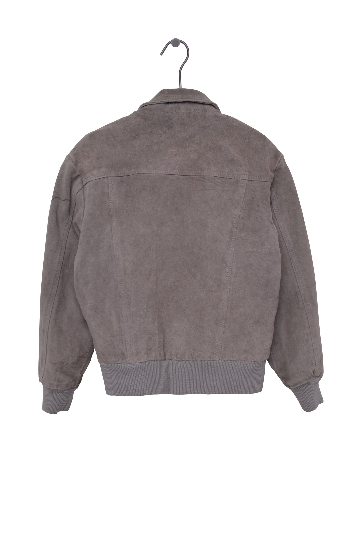 Suede Bomber Jacket