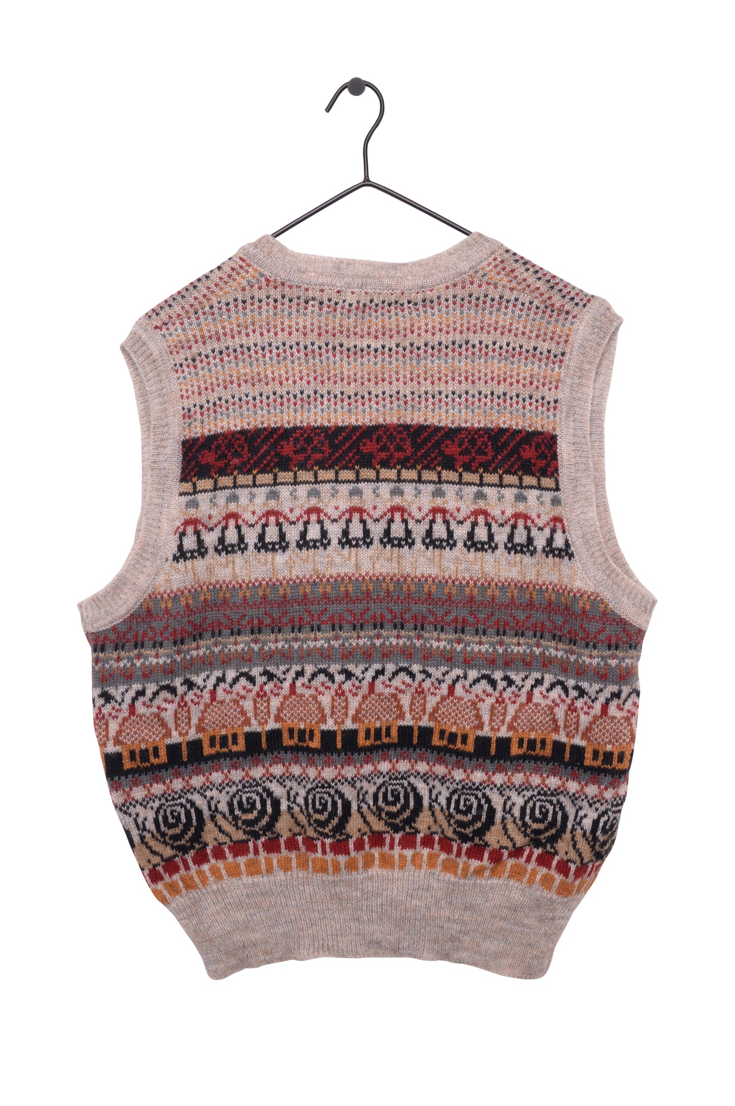 Soft Geometric Sweater Vest