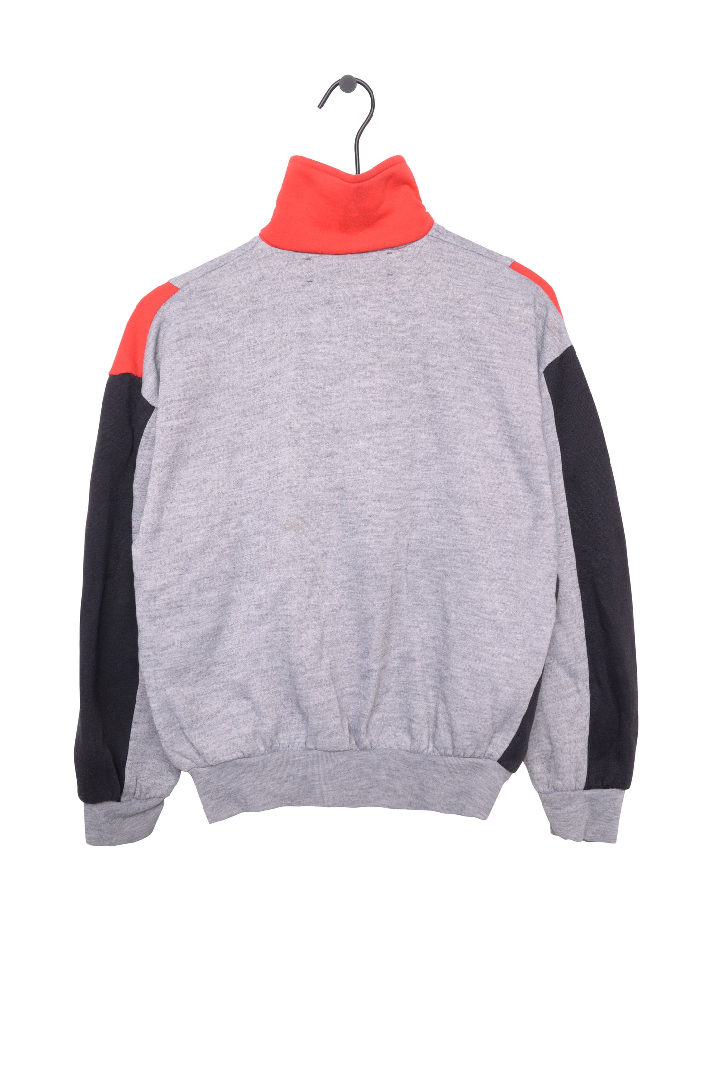 Zip-Up Knit Sweatshirt