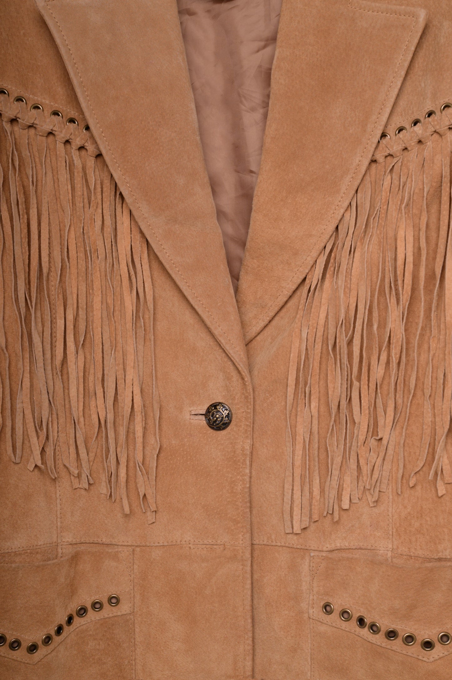 Cripple Creek Fringe Suede Jacket