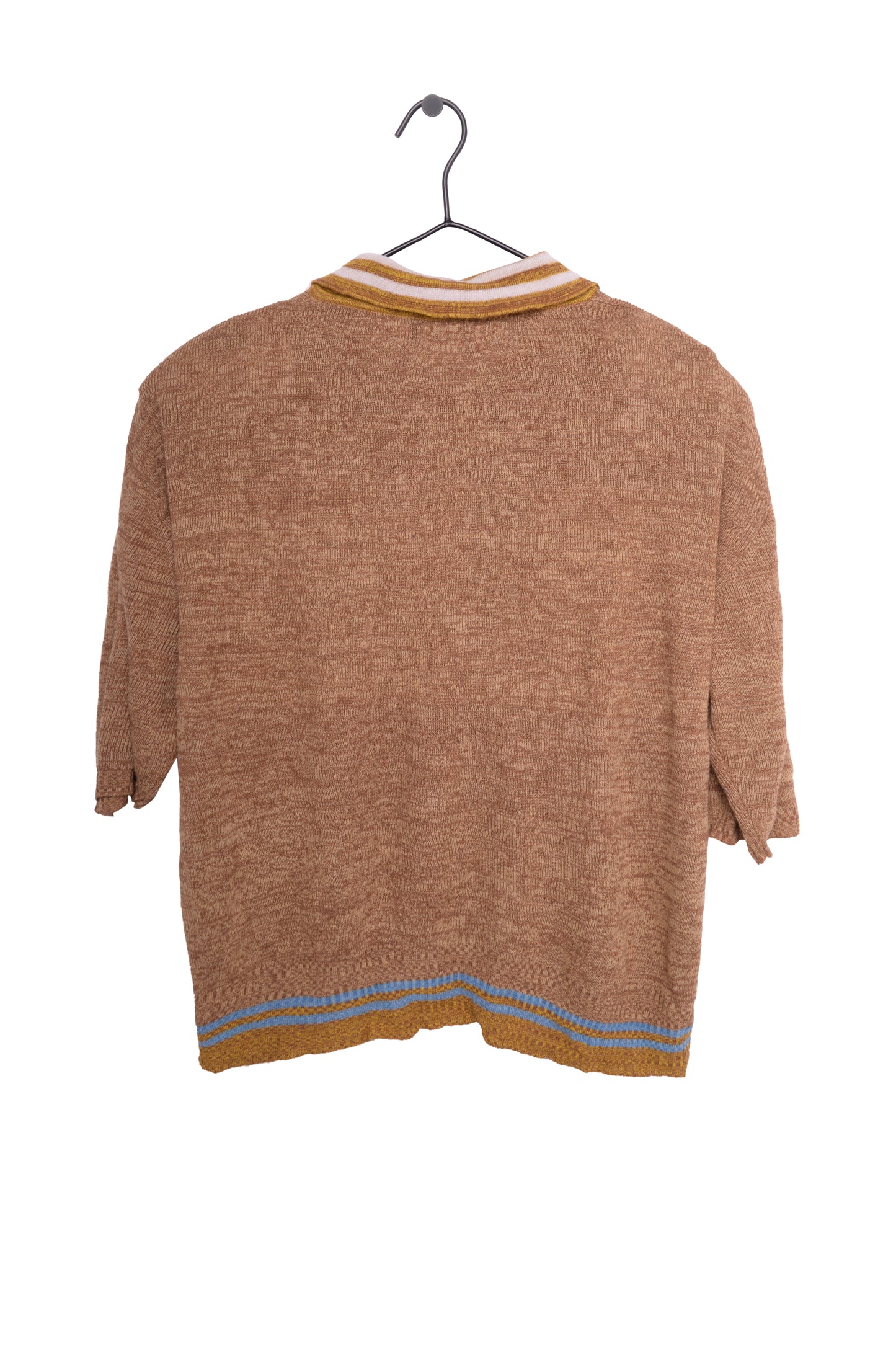 1970s Knit Collared Top