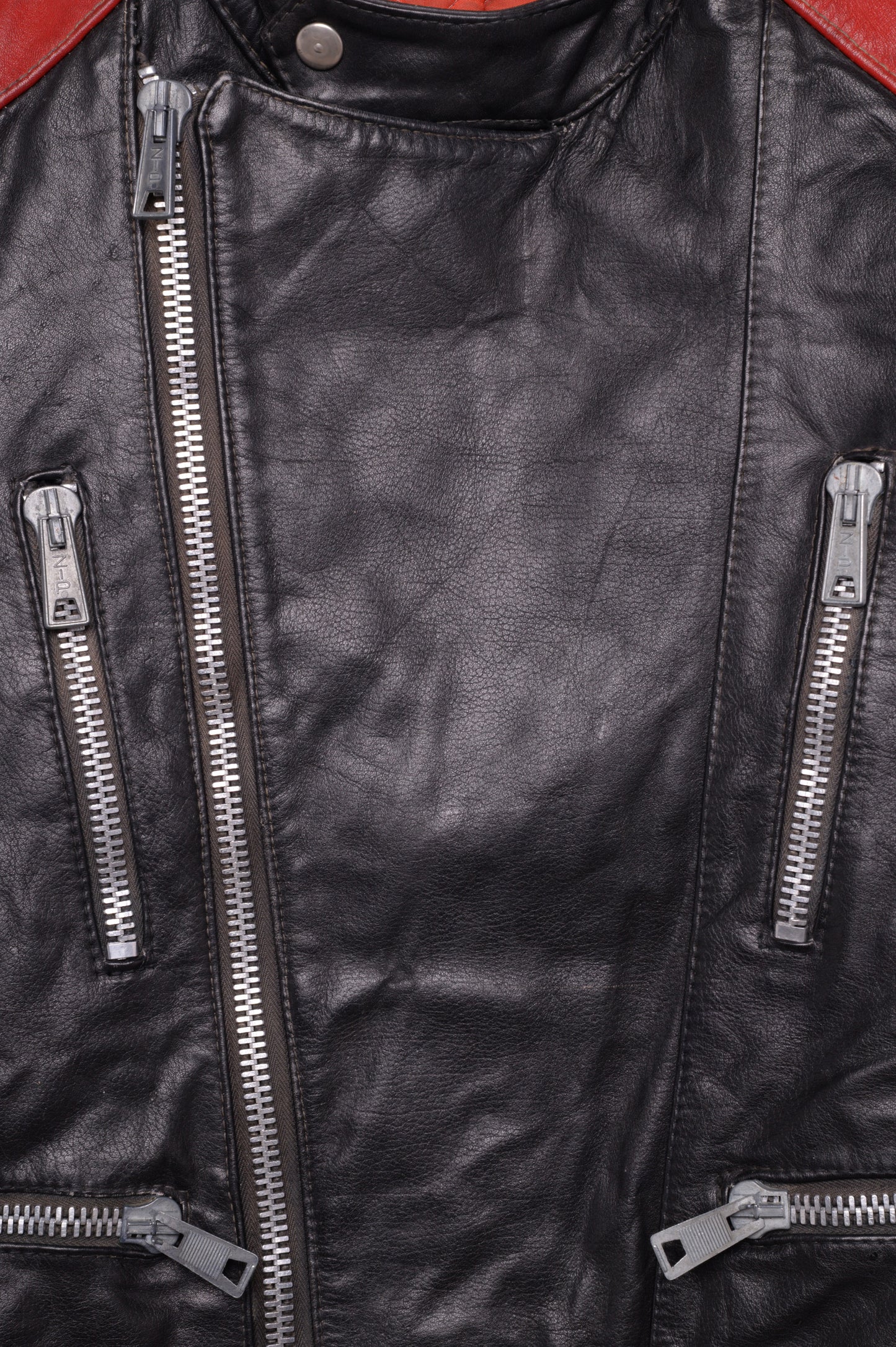 1980s Leather Moto Jacket