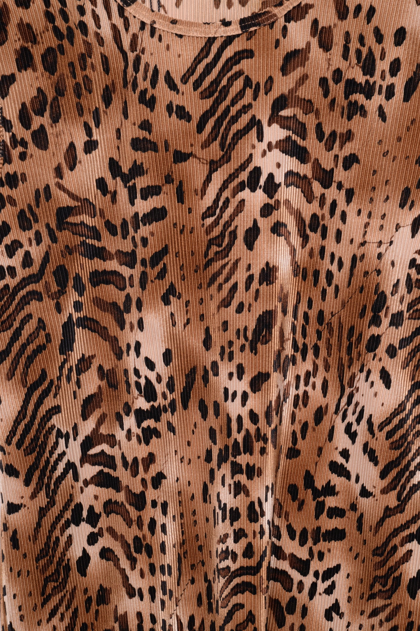 Y2K Slinky Cheetah Top