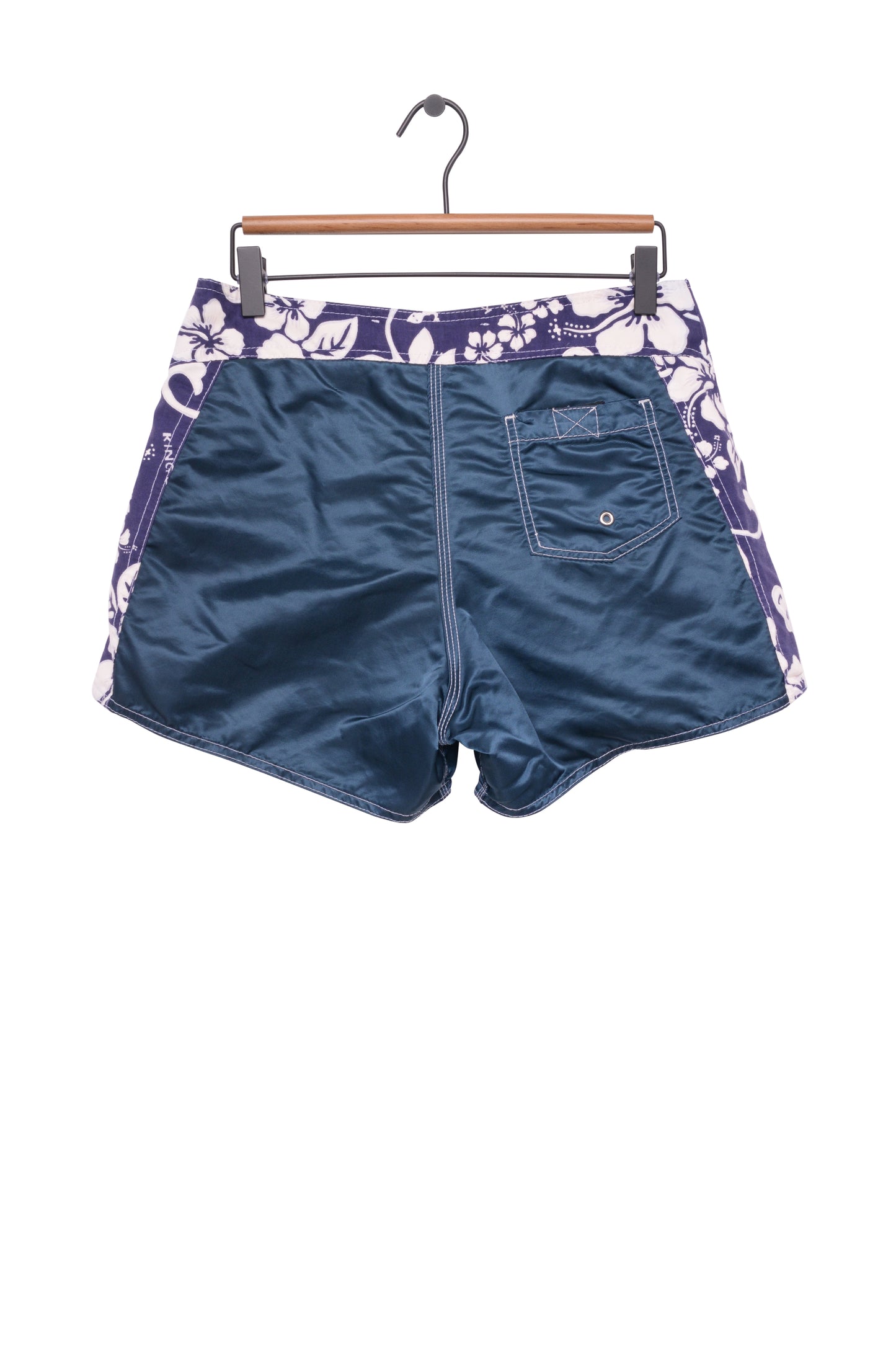 Y2K Shiny Floral Athletic Shorts